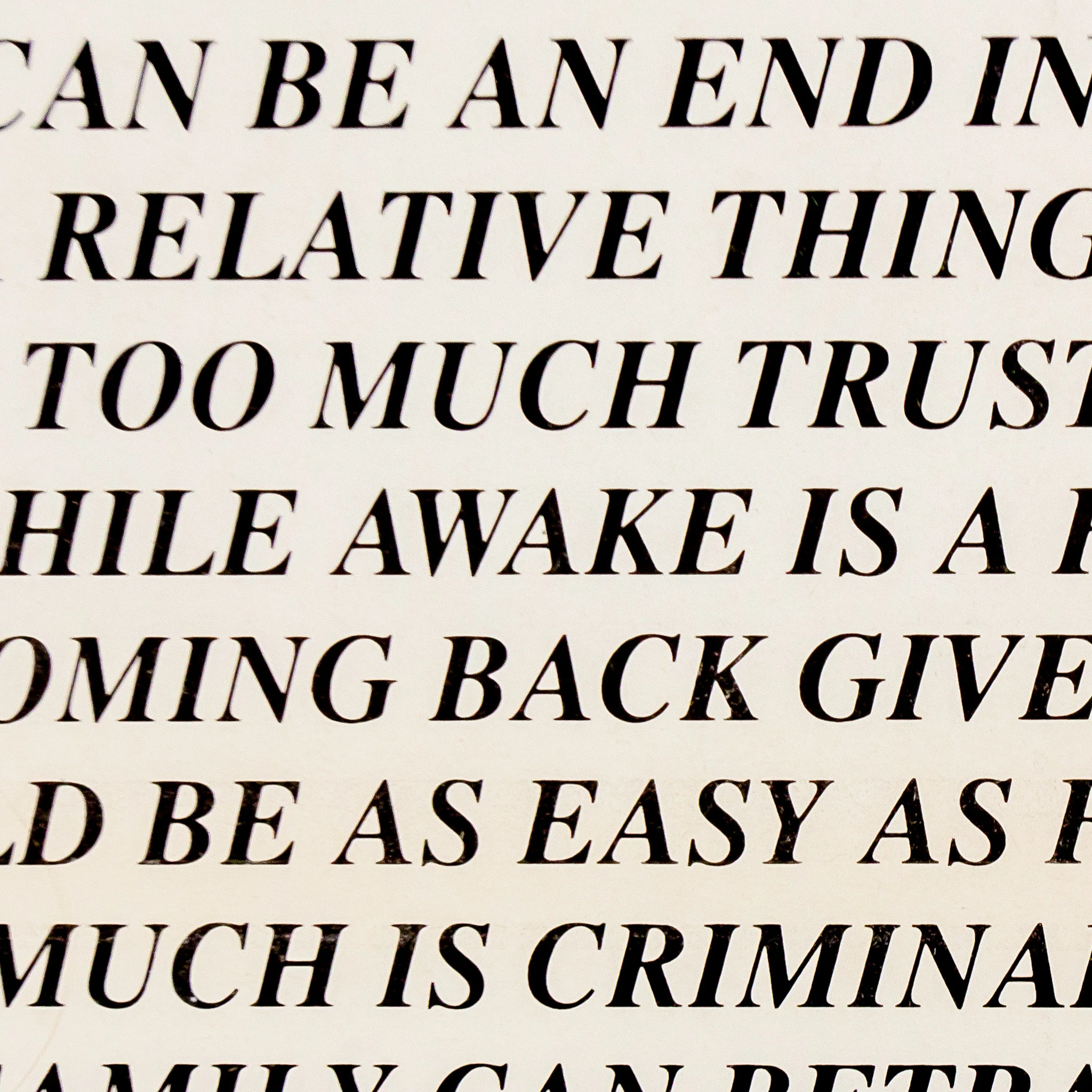 JENNY HOLZER "TRUISMS (TORONTO)" 1982 - Image 13