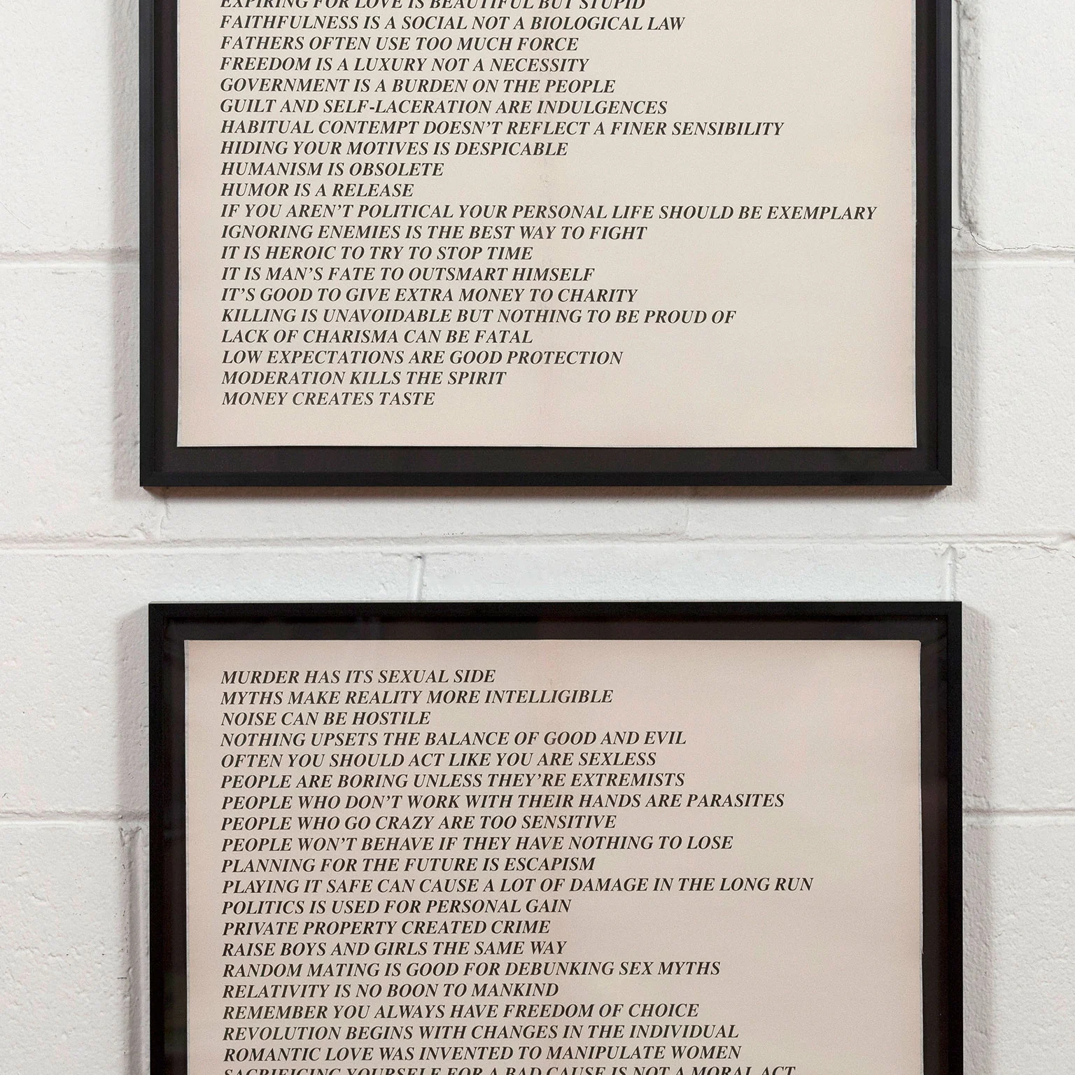 JENNY HOLZER "TRUISMS (TORONTO)" 1982 - Image 5