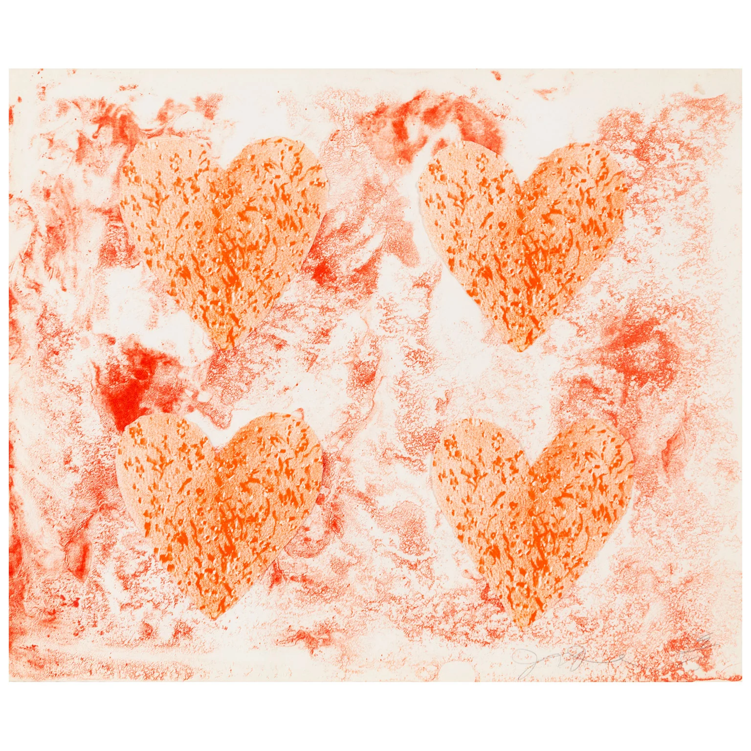 JIM DINE "DUTCH HEARTS" LITHOGRAPH, 1970 - Image 3