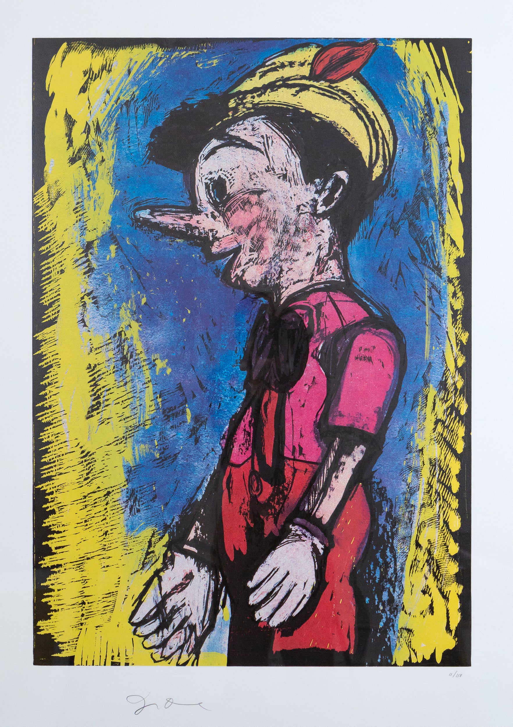 JIM DINE “PINNOCHIO” SCREENPRINT, 2008 - Image 3