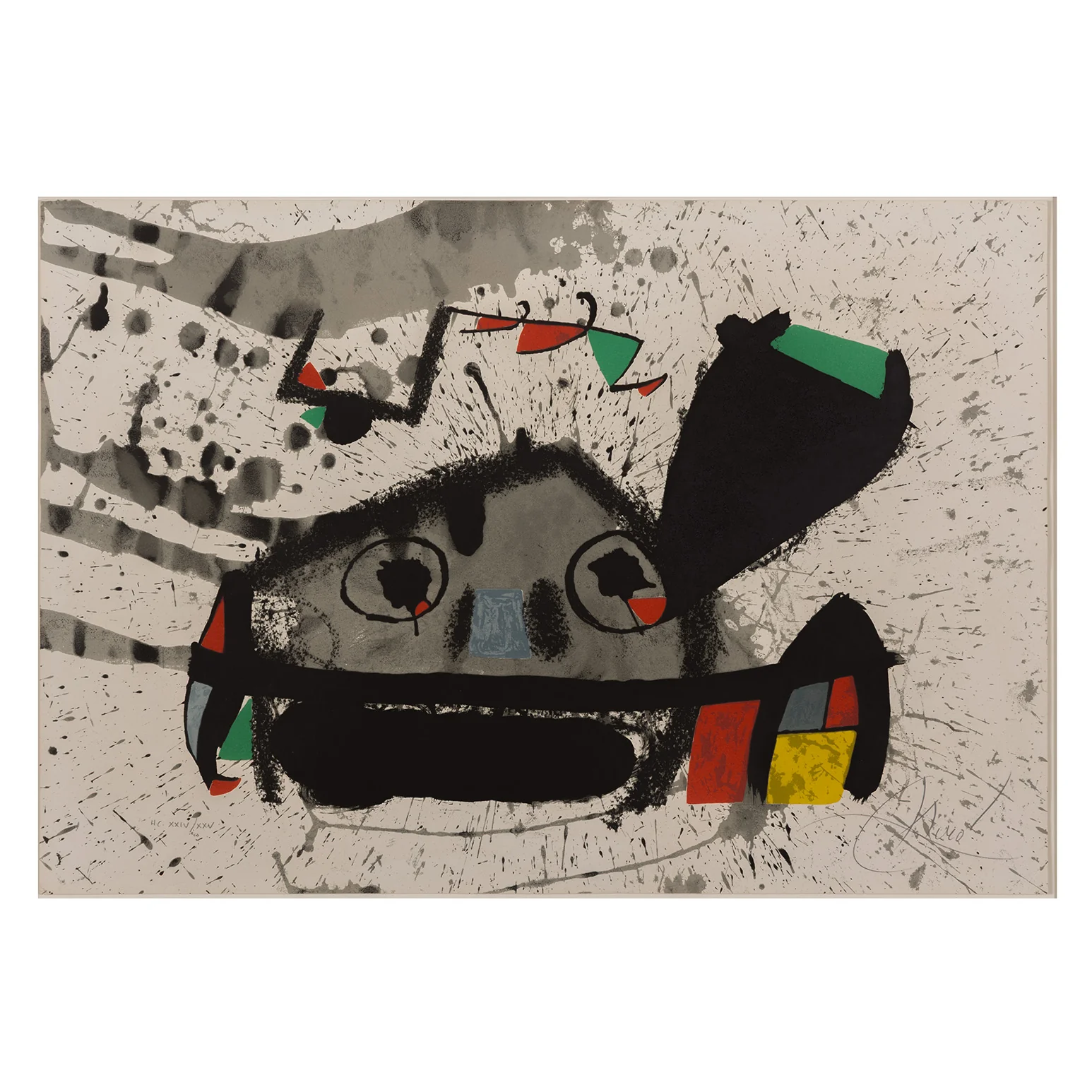 JOAN MIRO "BARCELONA II" LITHOGRAPH, 1975 - Image 3