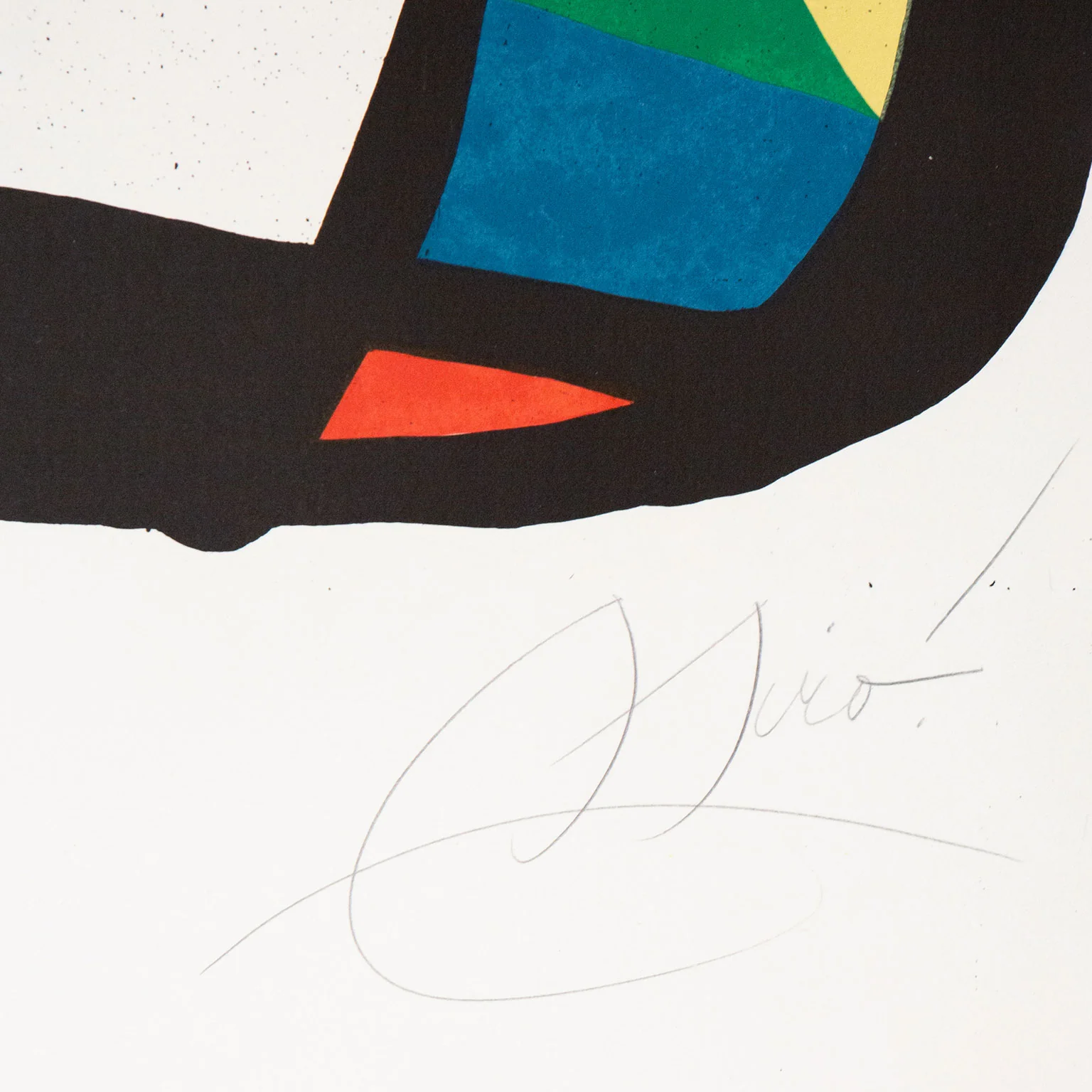 JOAN MIRO "COLPIR SENSE NAFRAR III" LITHO, 1981 - Image 4