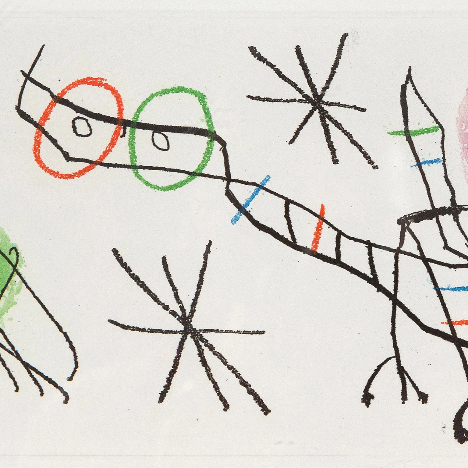 JOAN MIRO "DEMAND D'EMPOLI", ETCHING, 1960 - Image 7