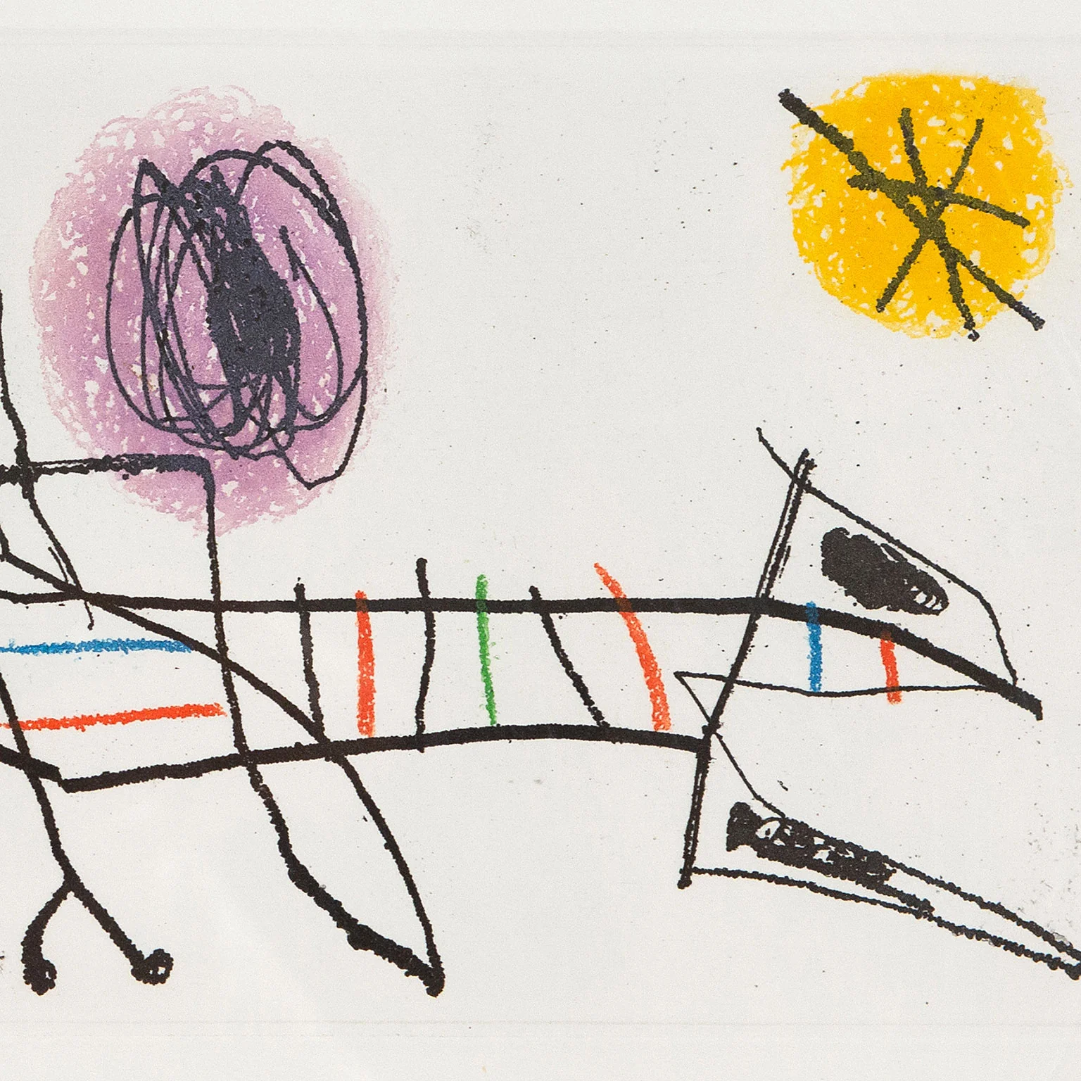 JOAN MIRO "DEMAND D'EMPOLI", ETCHING, 1960 - Image 8