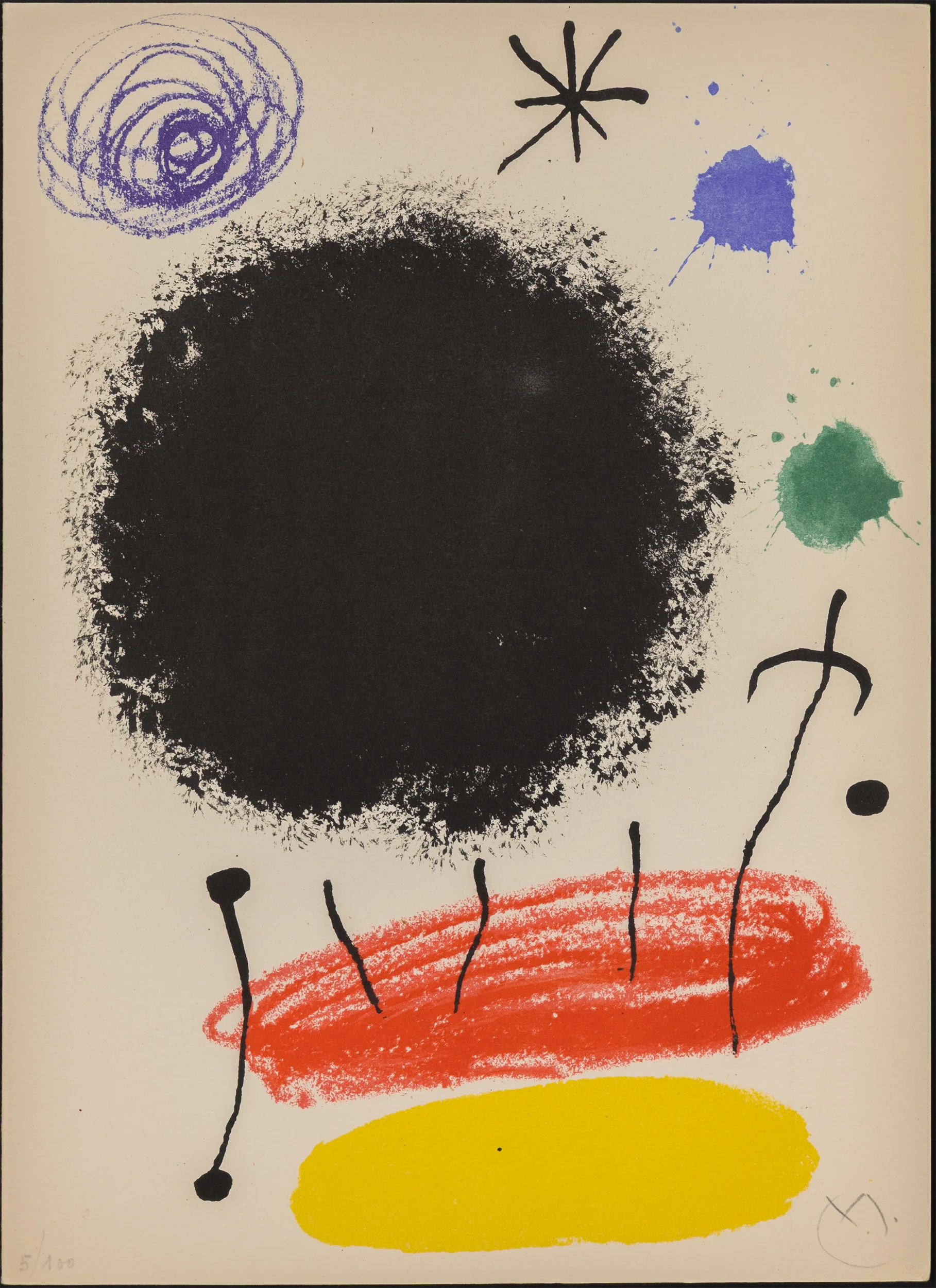 JOAN MIRO "OBRA INÈDITA RECENT I" LITHOGRAPH, 1964 - Image 14