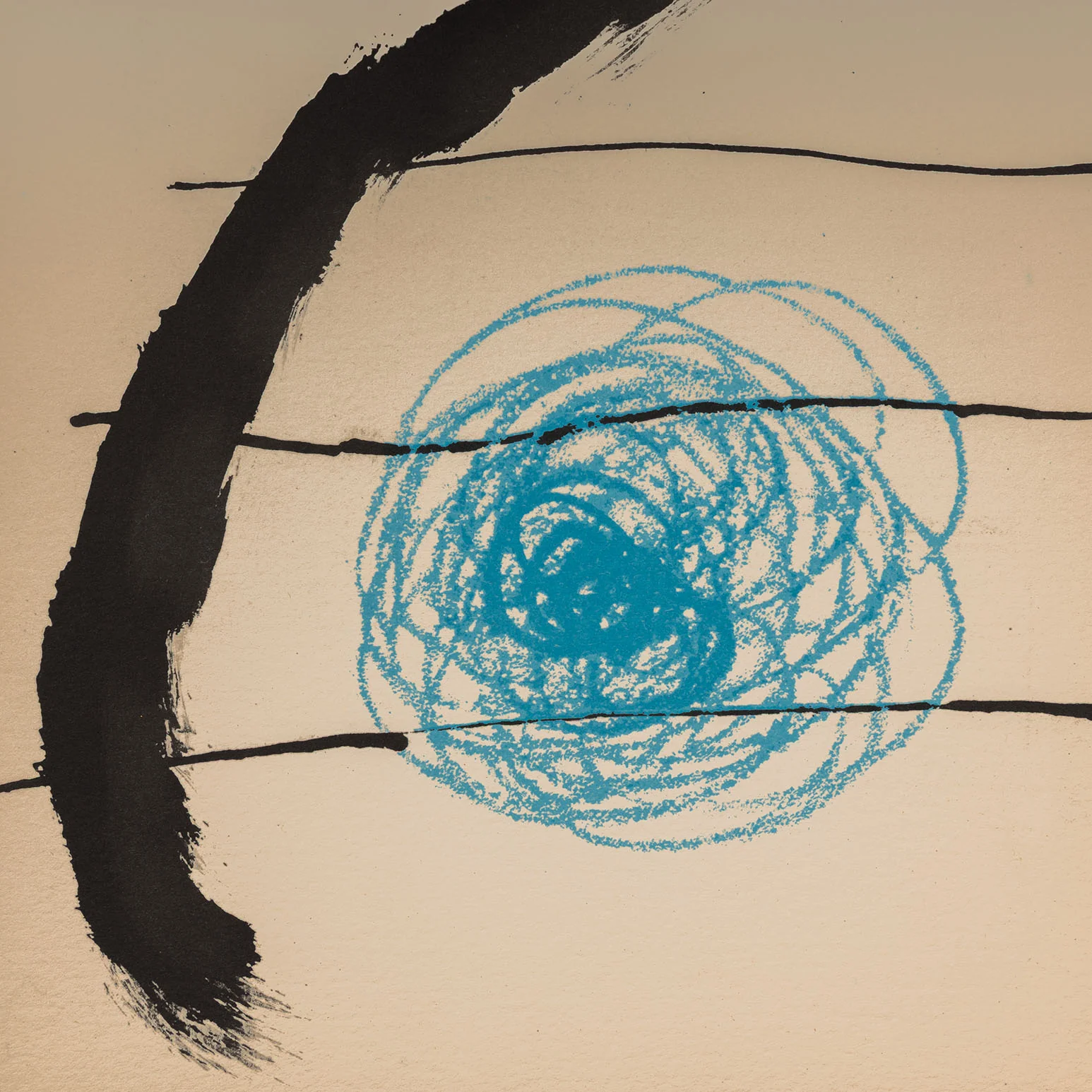 JOAN MIRO "OBRA INÈDITA RECENT IX" LITHOGRAPH, 1964 - Image 8
