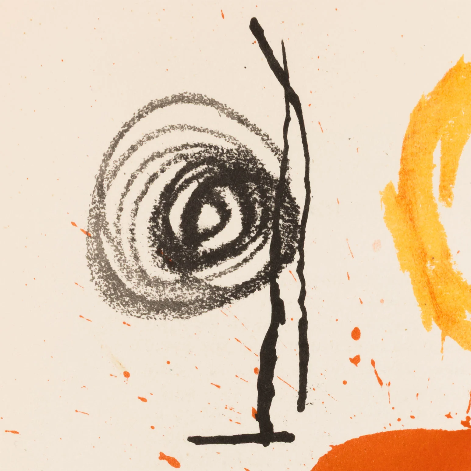 JOAN MIRO "OBRA INÈDITA RECENT X" LITHOGRAPH, 1964 - Image 9