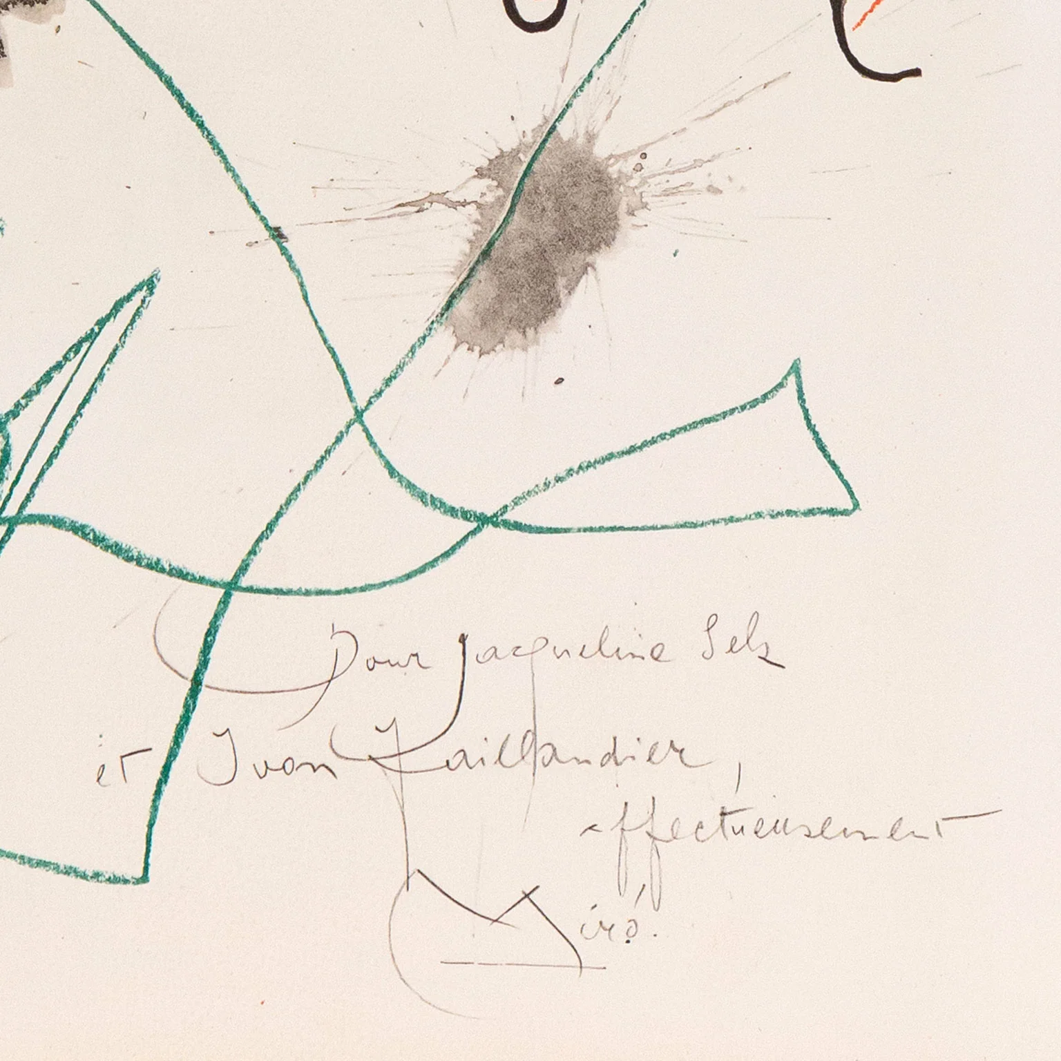 JOAN MIRO "QUELQUES FLEURS #31: SLEZ & TAILLANDIER", 1964 - Image 4