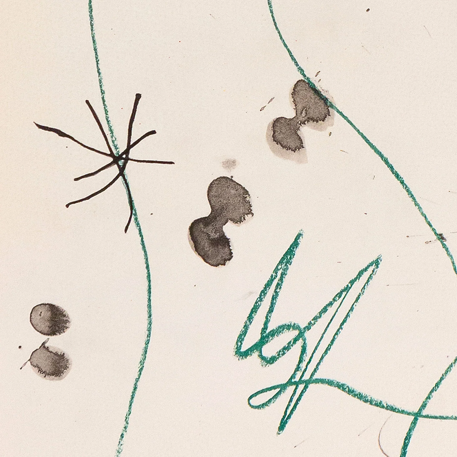 JOAN MIRO "QUELQUES FLEURS #31: SLEZ & TAILLANDIER", 1964 - Image 7