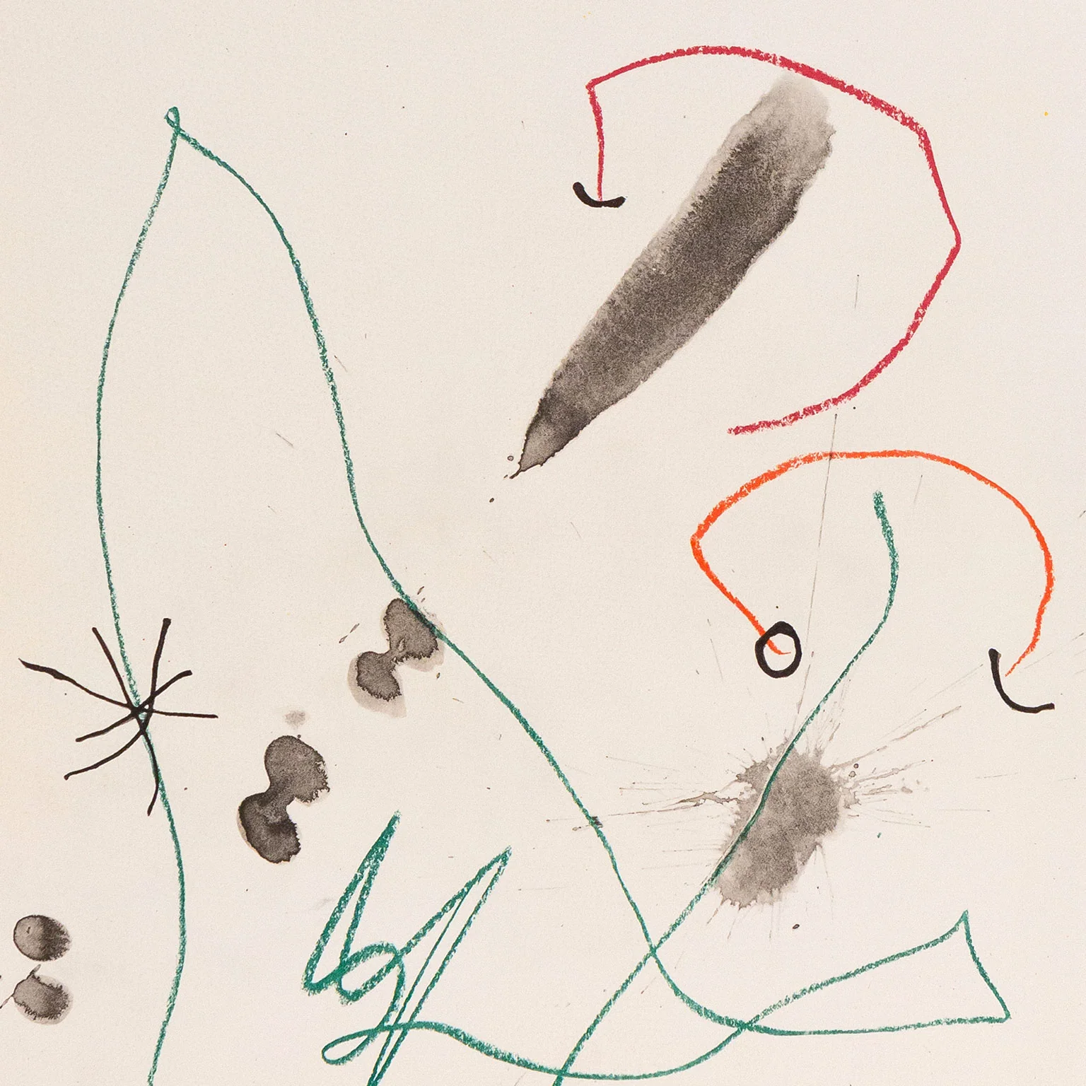 JOAN MIRO "QUELQUES FLEURS #31: SLEZ & TAILLANDIER", 1964 - Image 9
