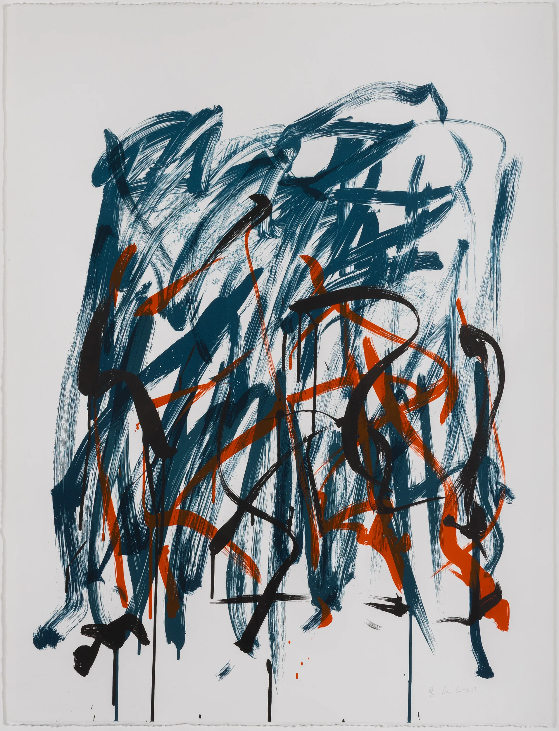 JOAN MITCHELL "BRUSH" LITHOGRAPH, 1981 - Image 18