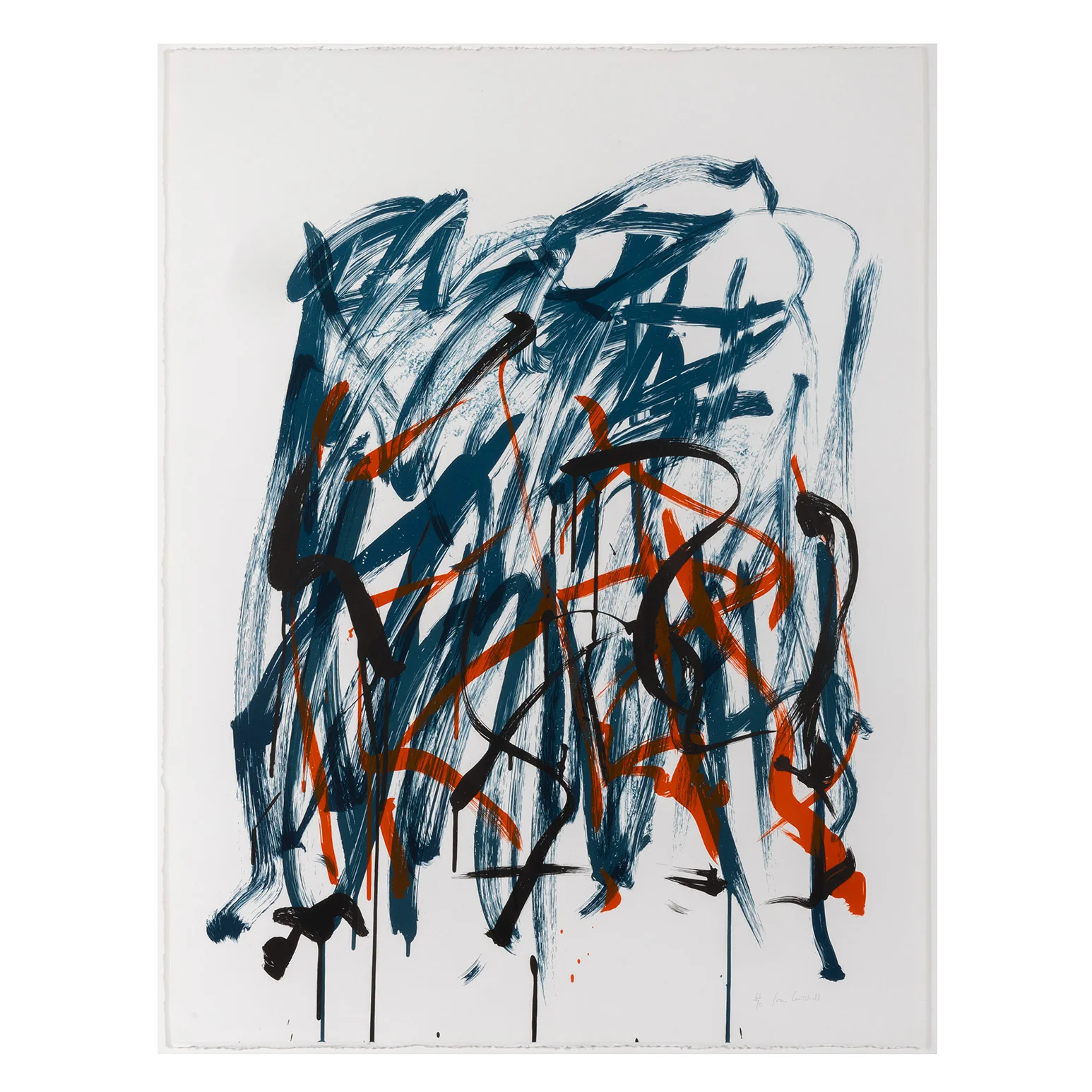 JOAN MITCHELL "BRUSH" LITHOGRAPH, 1981 - Image 3