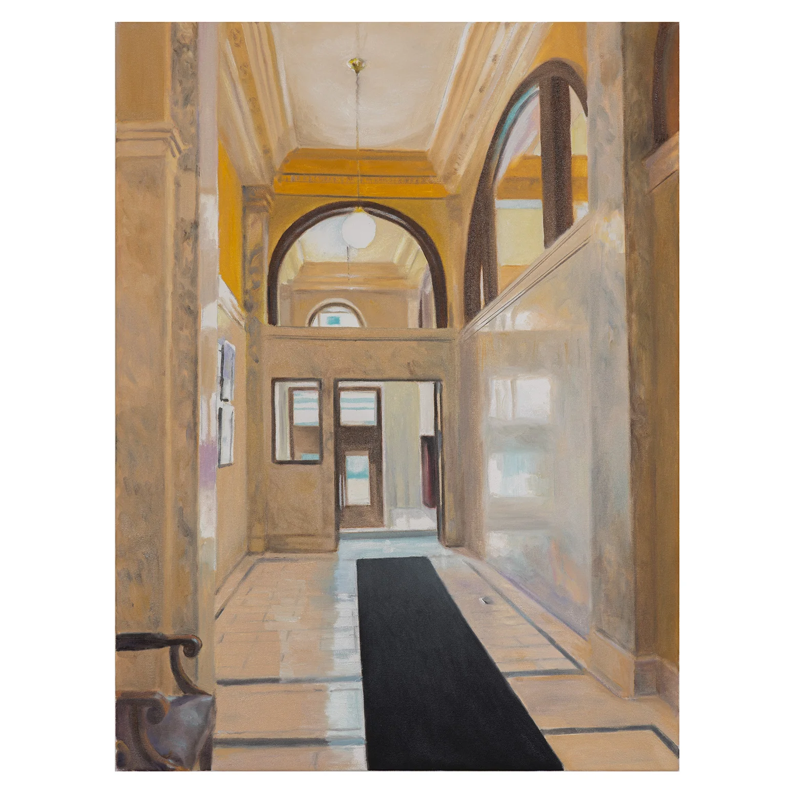 JOANNE TOD "BIRKBECK BUILDING" PAINTING, 2025 - Image 3