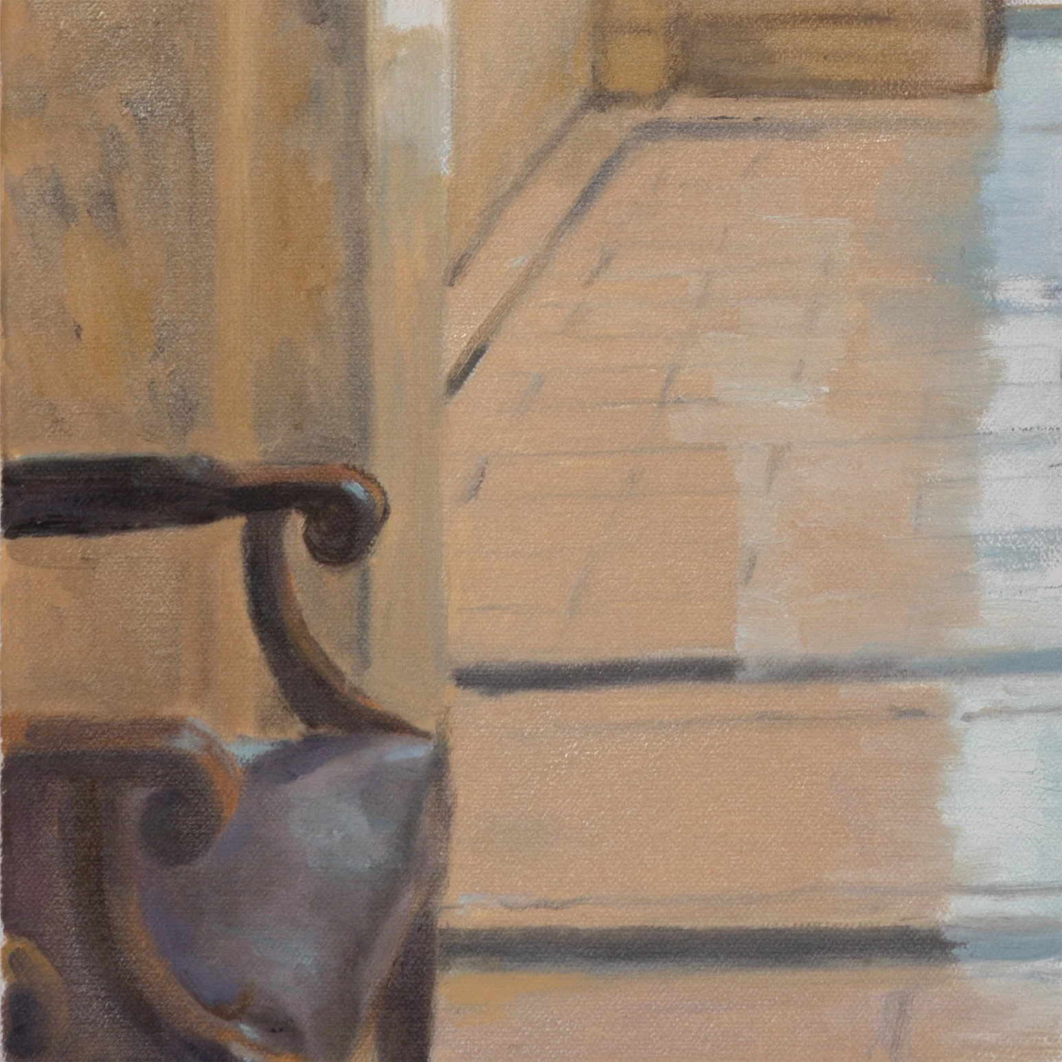 JOANNE TOD "BIRKBECK BUILDING" PAINTING, 2025 - Image 6