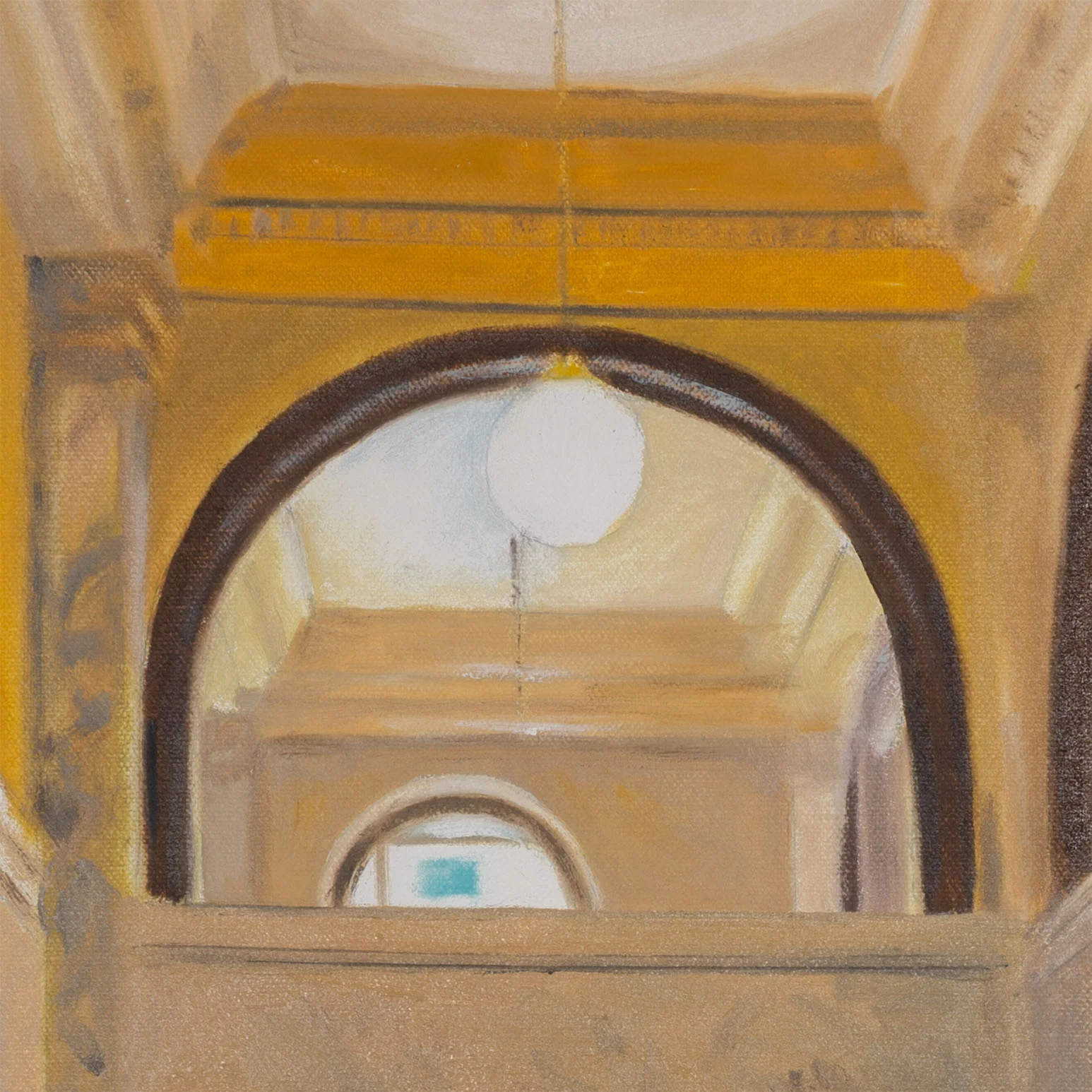 JOANNE TOD "BIRKBECK BUILDING" PAINTING, 2025 - Image 7
