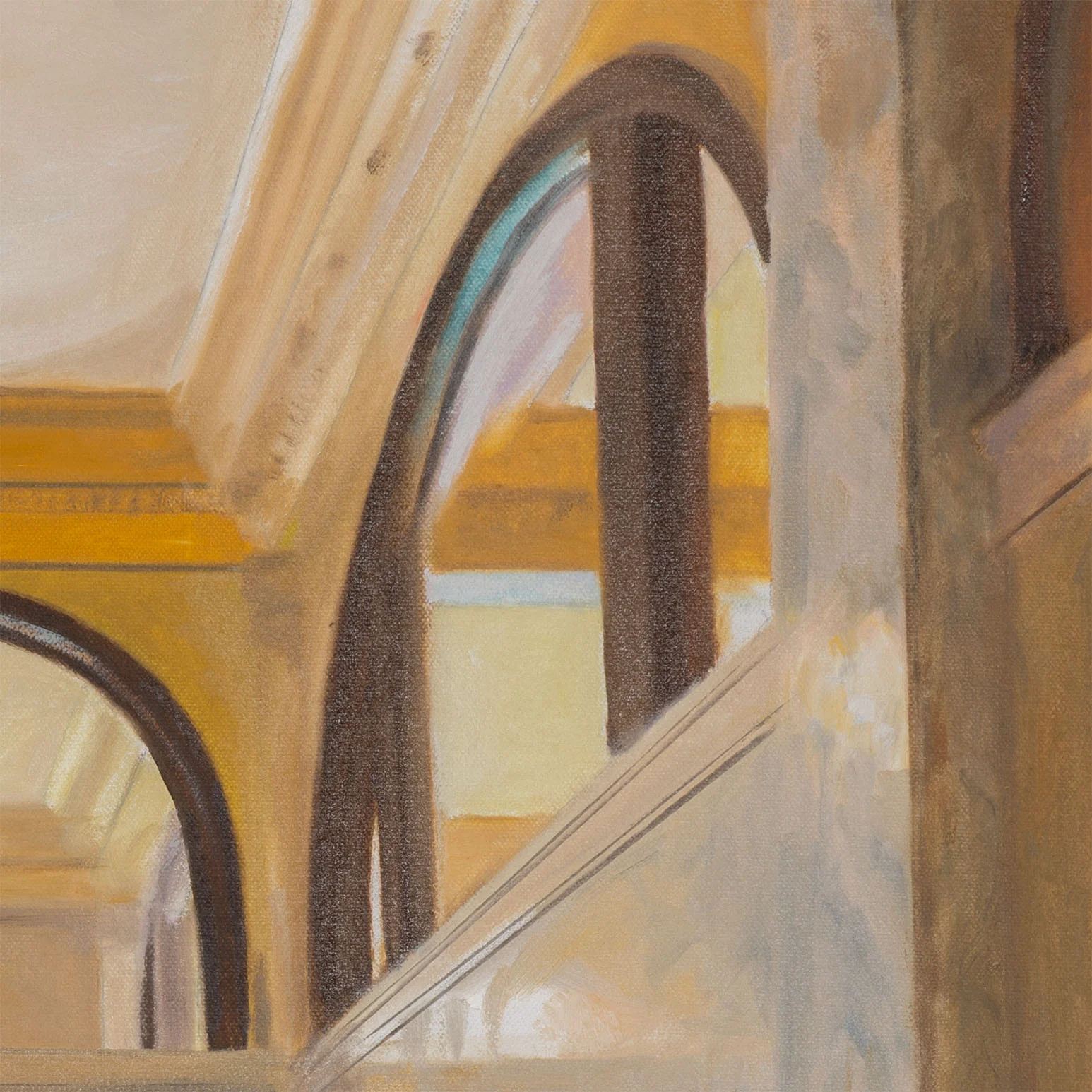 JOANNE TOD "BIRKBECK BUILDING" PAINTING, 2025 - Image 8
