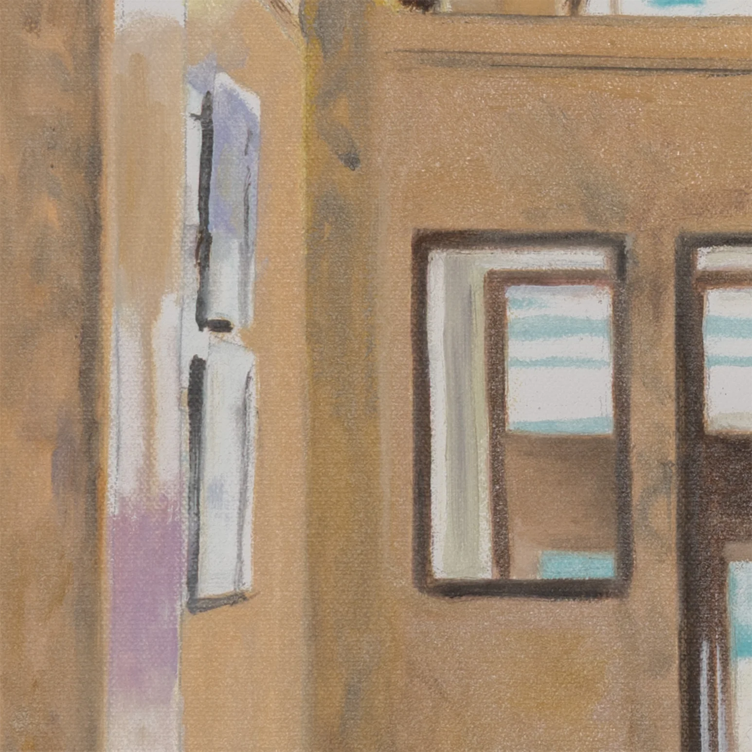 JOANNE TOD "BIRKBECK BUILDING" PAINTING, 2025 - Image 9