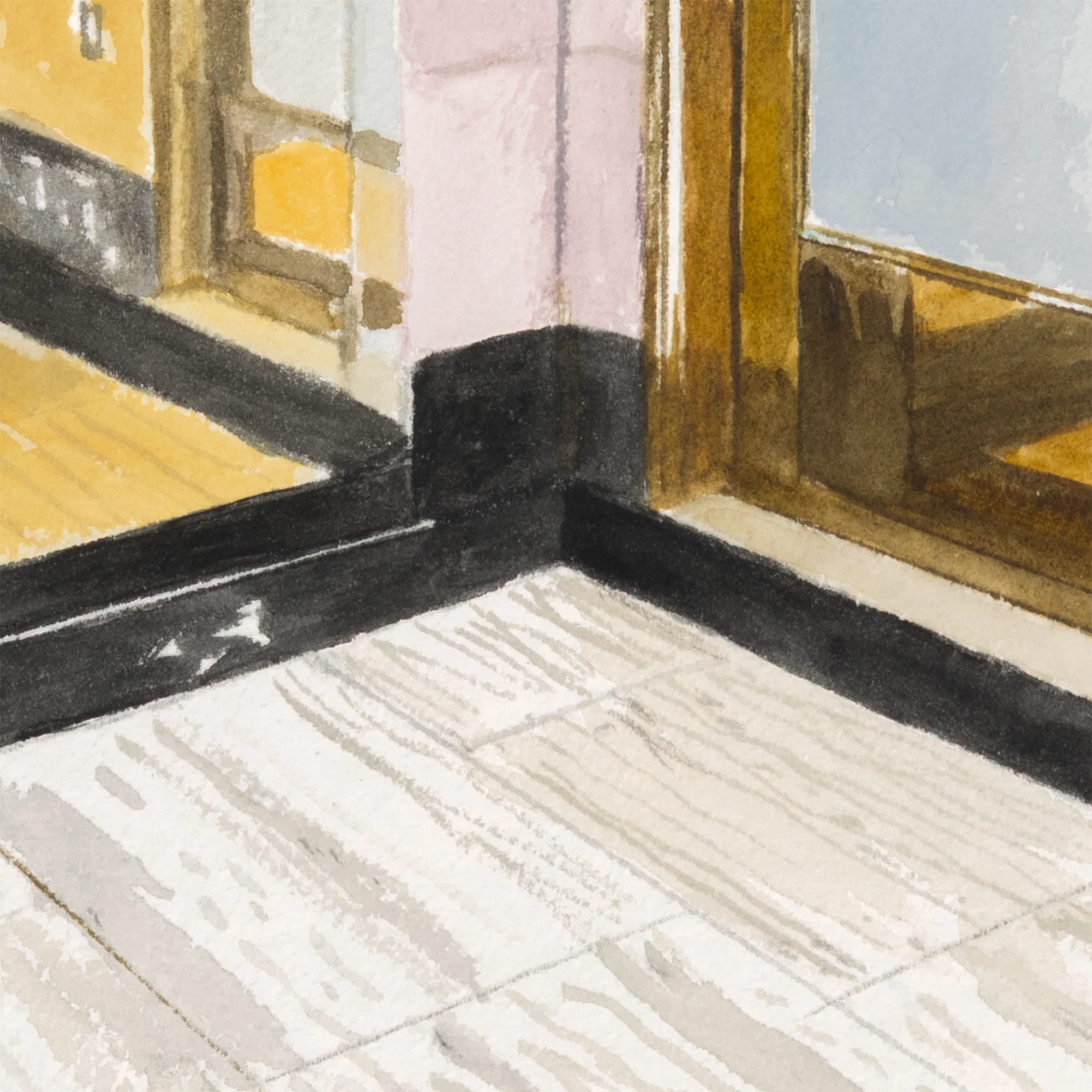 JOANNE TOD "BRASS ENTRY" WATERCOLOR, 2025 - Image 9