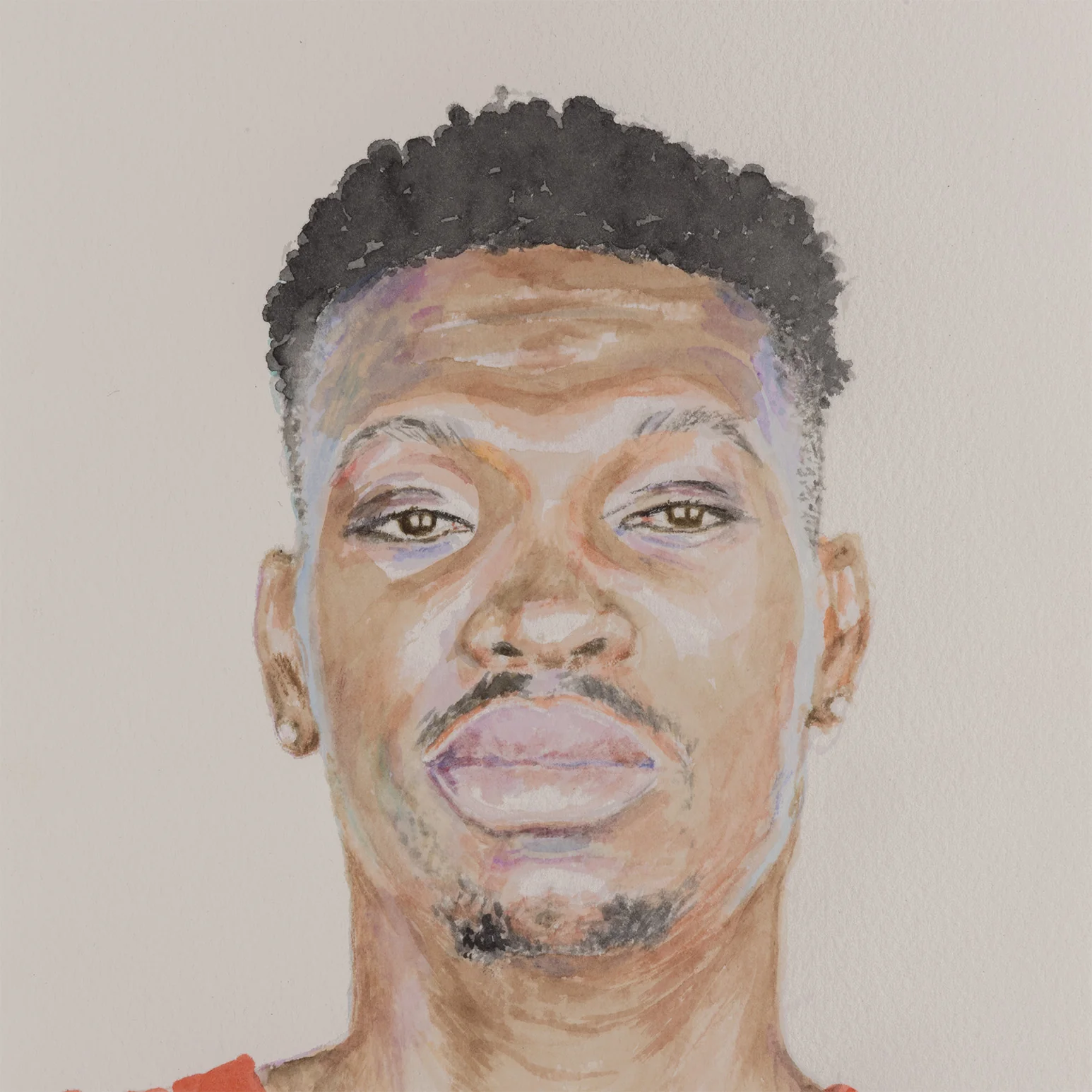 JOANNE TOD "CHRIS BOUCHER" WATERCOLOR, 2025 - Image 5