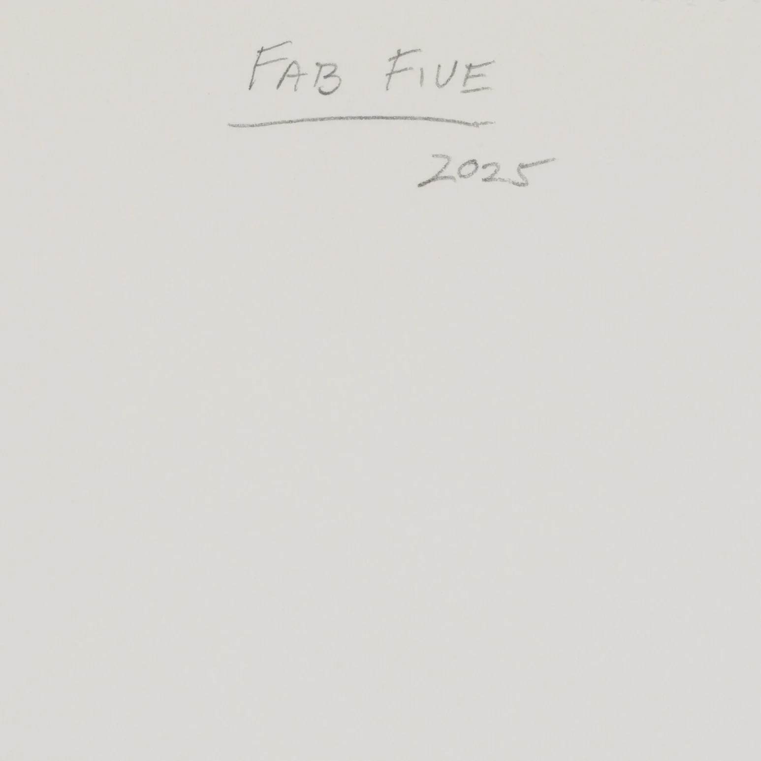 JOANNE TOD "FAB FIVE" WATERCOLOR, 2025 - Image 12