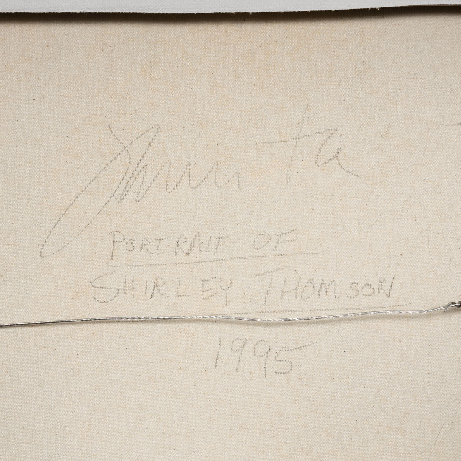 JOANNE TOD "PORTRAIT OF SHIRLEY THOMSON" 1995 - Image 11