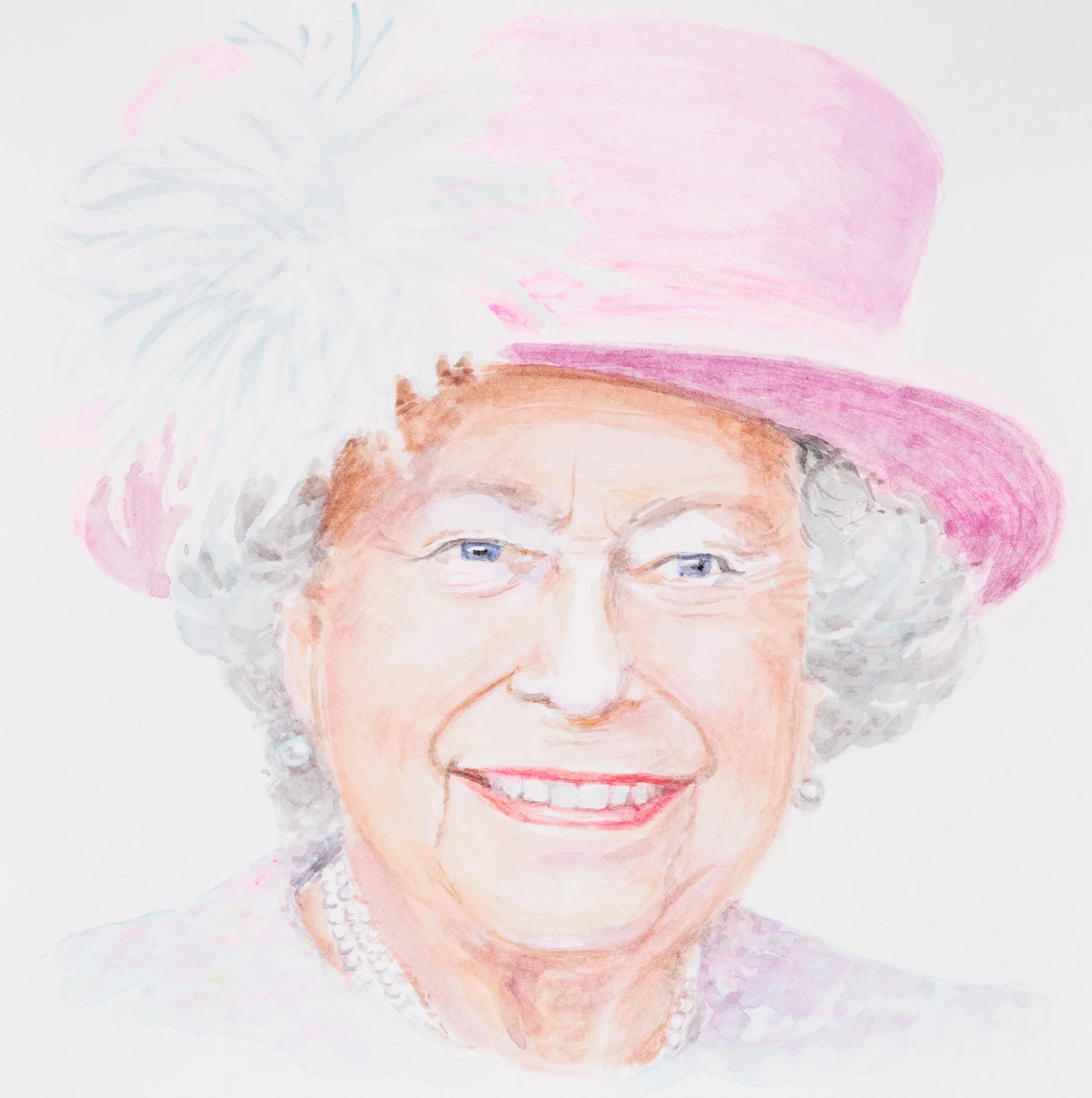 JOANNE TOD "THE QUEEN" WATERCOLOR, 2022 - Image 6