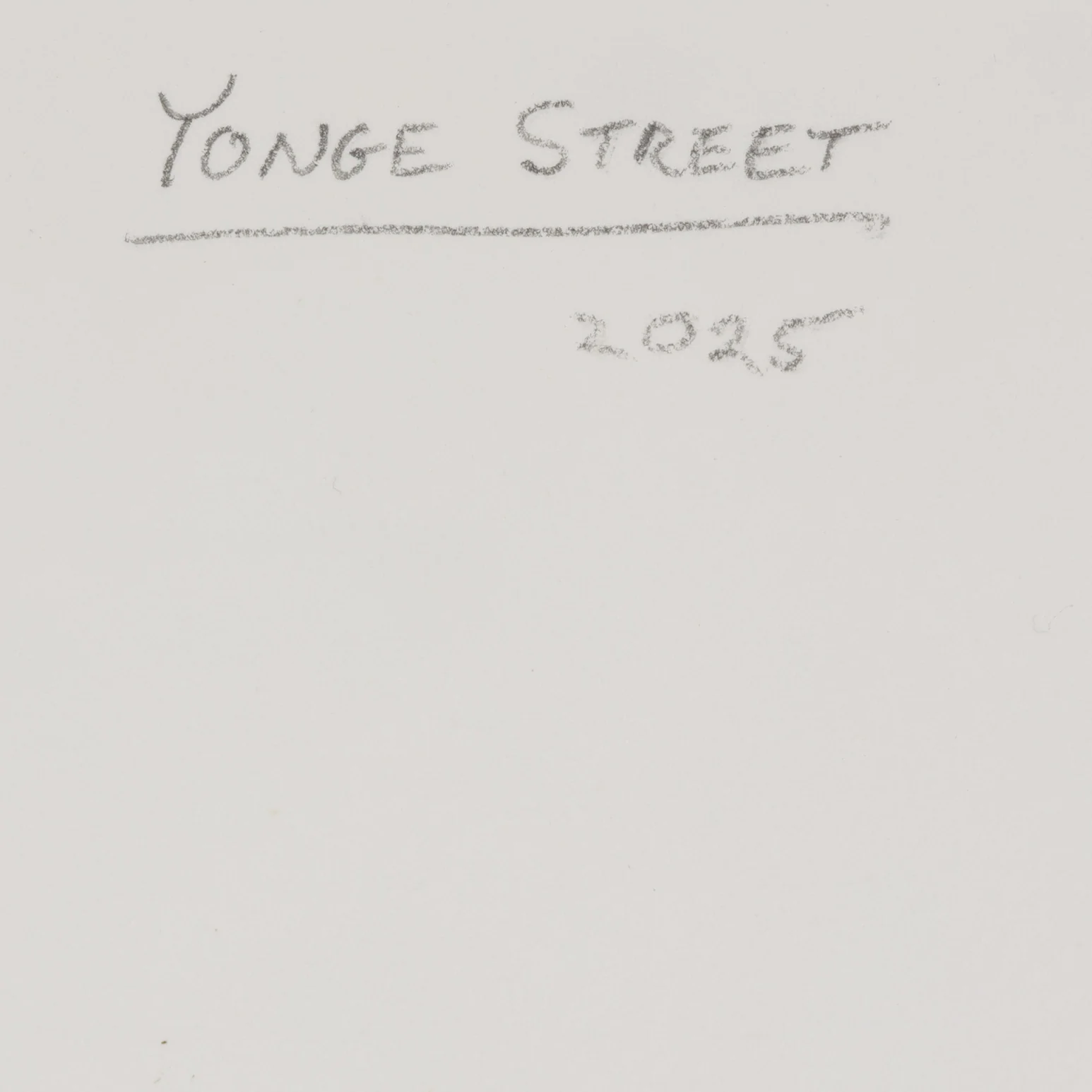 JOANNE TOD "YONGE ST" WATERCOLOR, 2025 - Image 11