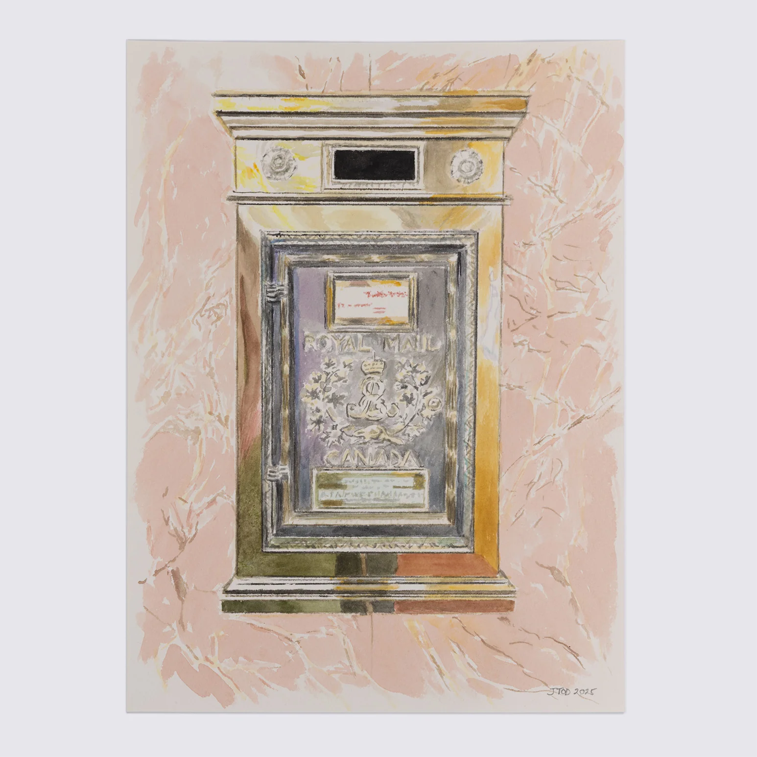 JOANNE TOD "YONGE ST" WATERCOLOR, 2025 - Image 2