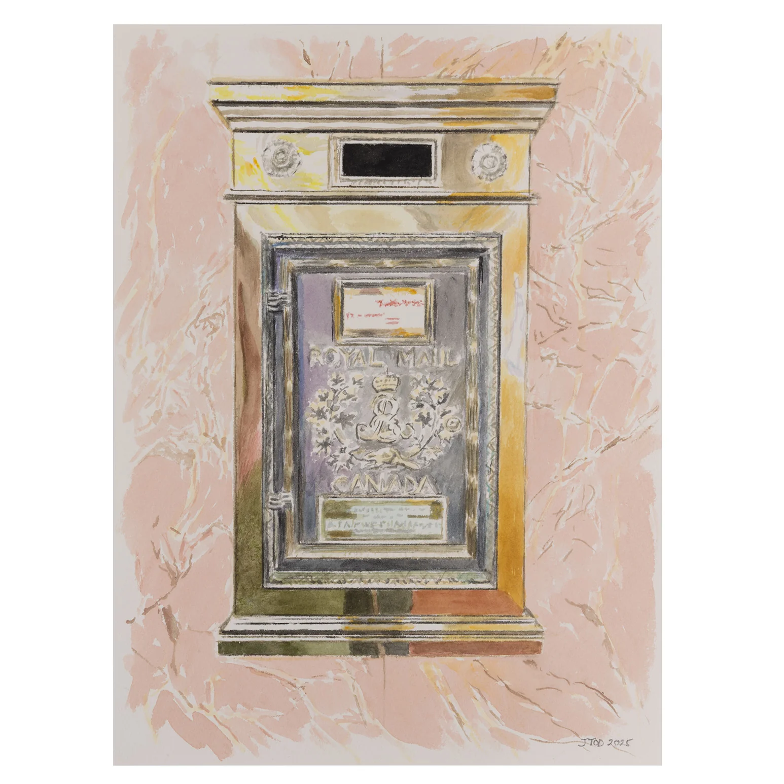 JOANNE TOD "YONGE ST" WATERCOLOR, 2025 - Image 3