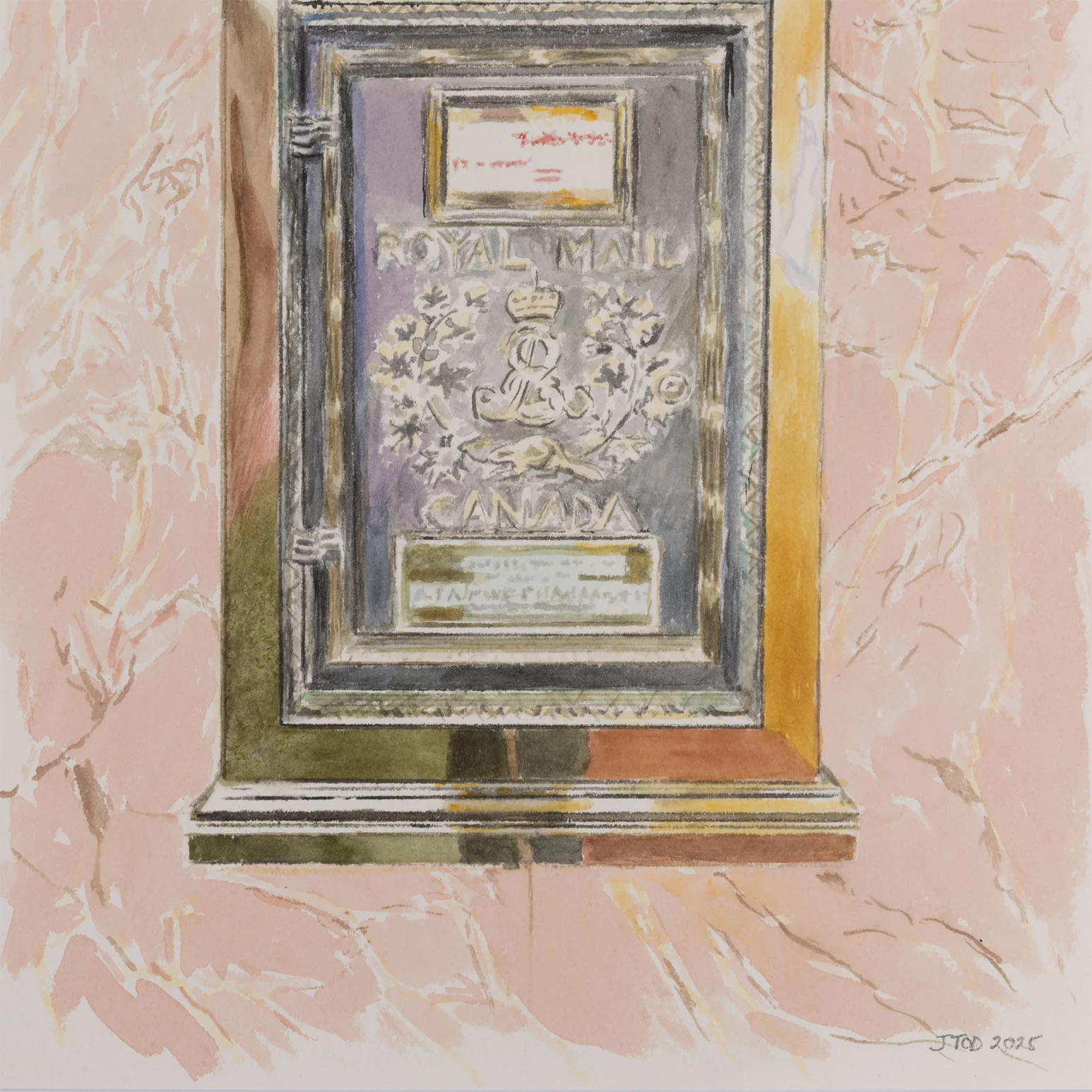 JOANNE TOD "YONGE ST" WATERCOLOR, 2025 - Image 6