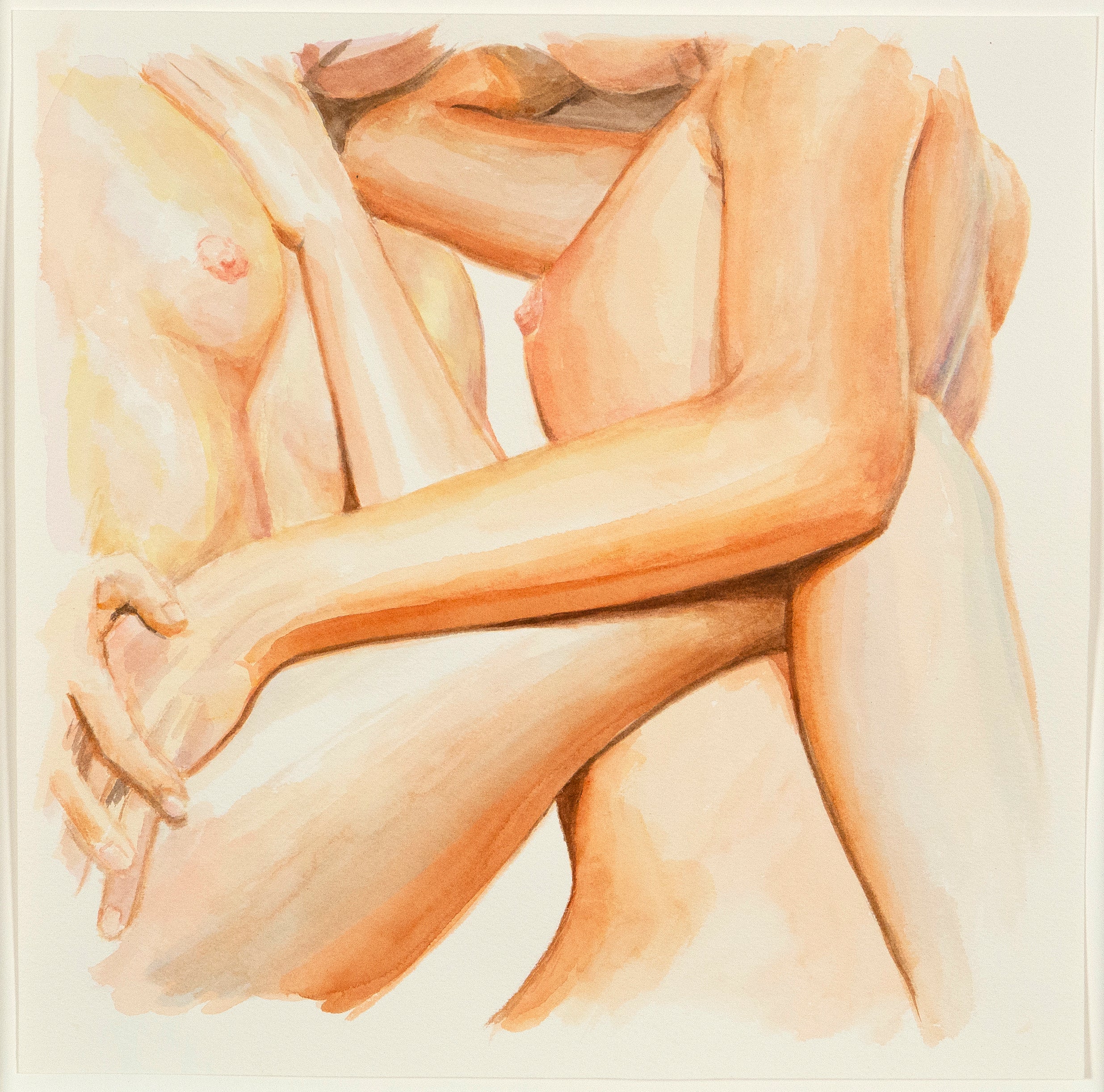 JOANNE TOD "EMBRACE" WATERCOLOR, 2020 - Image 11