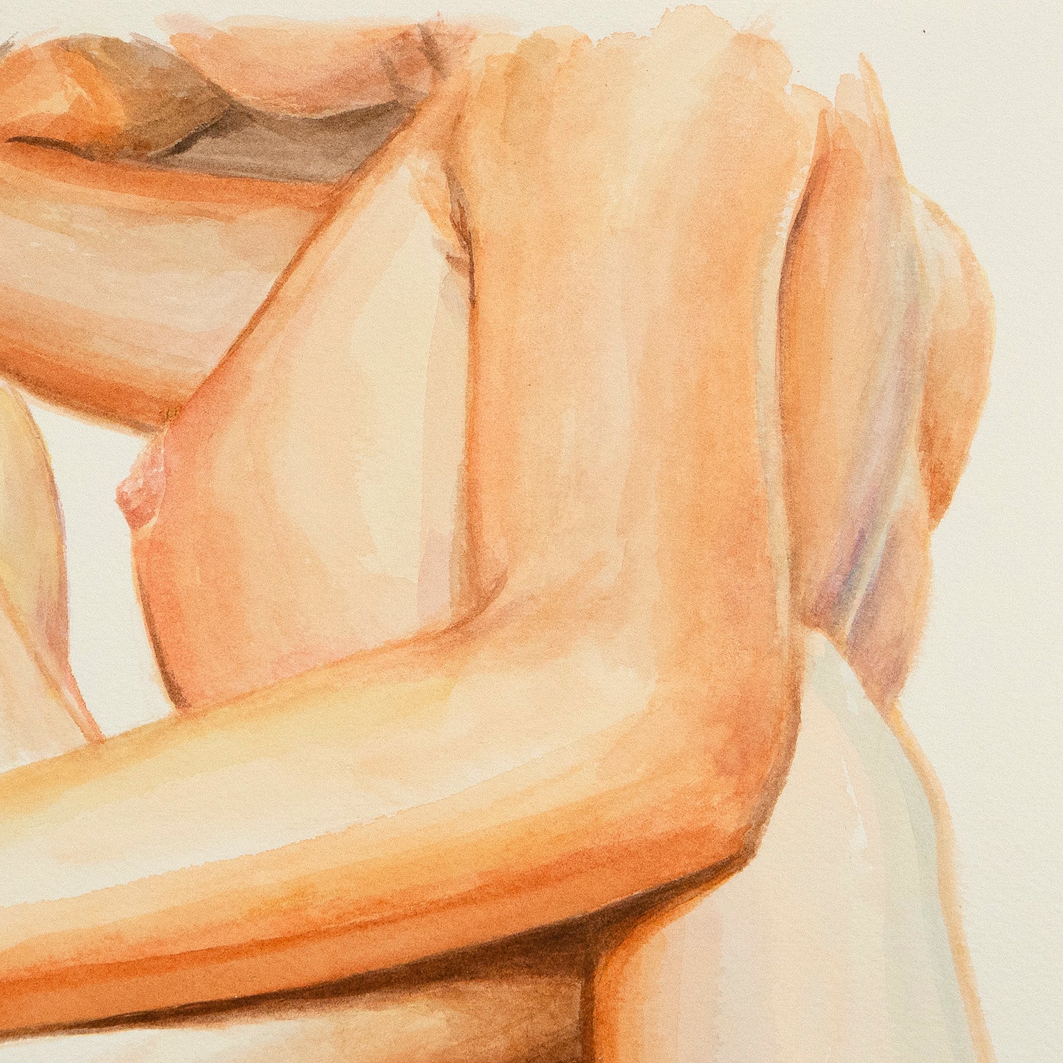 JOANNE TOD "EMBRACE" WATERCOLOR, 2020 - Image 5