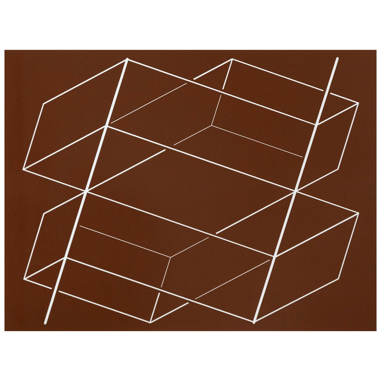 JOSEF ALBERS "BANDS / POSTS" SCREENPRINT, 1972 - Image 3