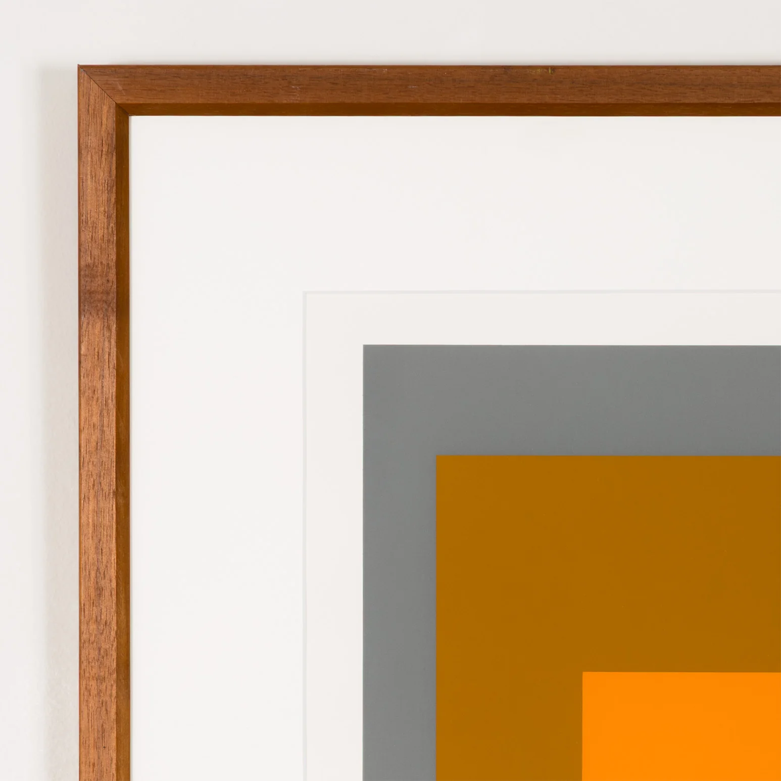 JOSEF ALBERS "CADMIUM ORANGE" SERIGRAPH, 1968 - Image 10