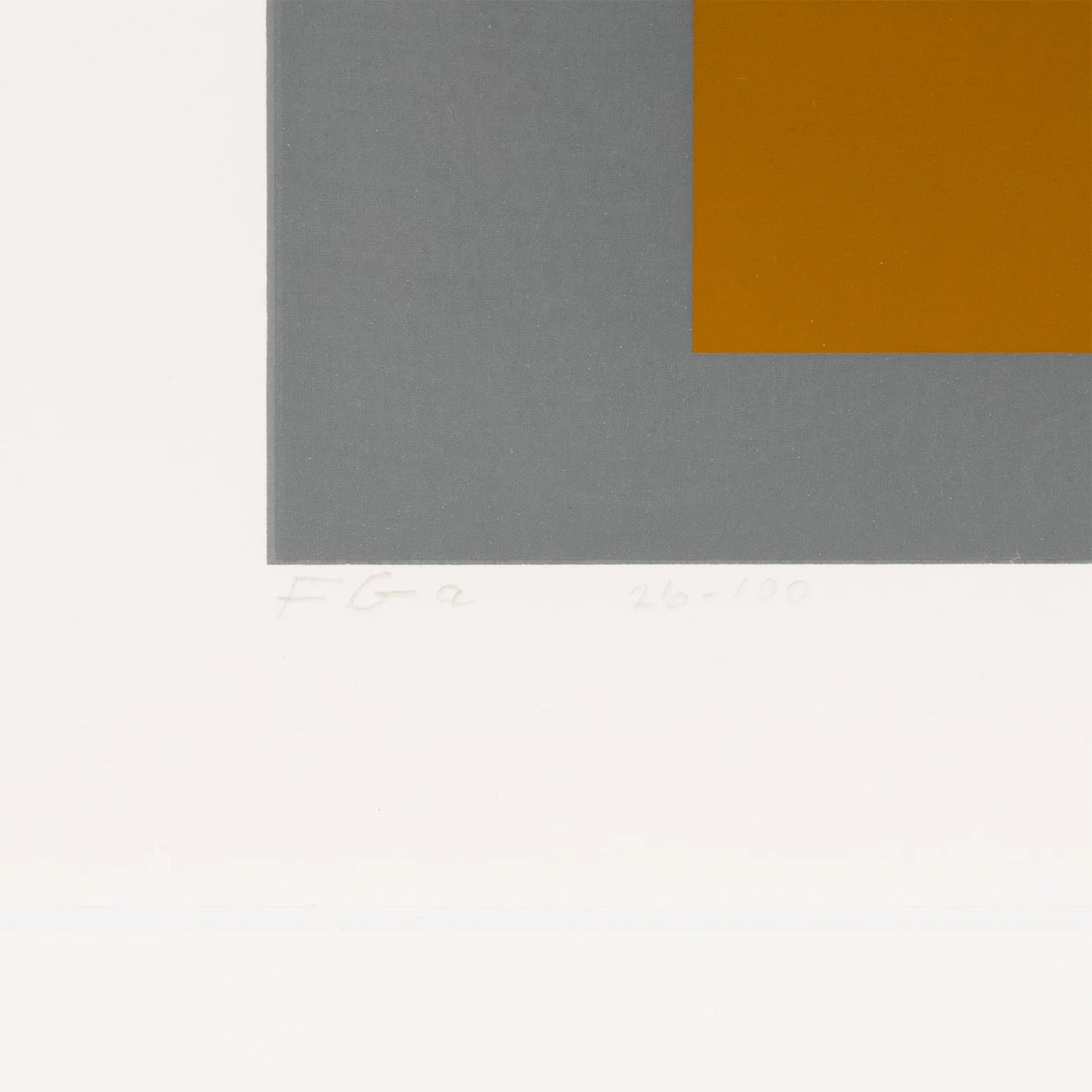 JOSEF ALBERS "CADMIUM ORANGE" SERIGRAPH, 1968 - Image 7