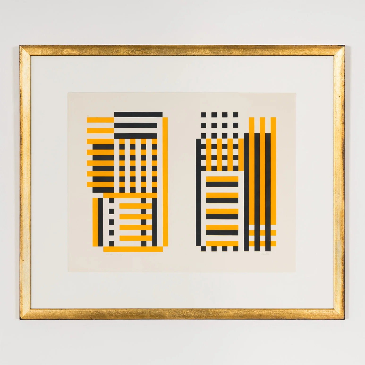JOSEF ALBERS "EA" SCREENPRINT, 1973 - Image 2