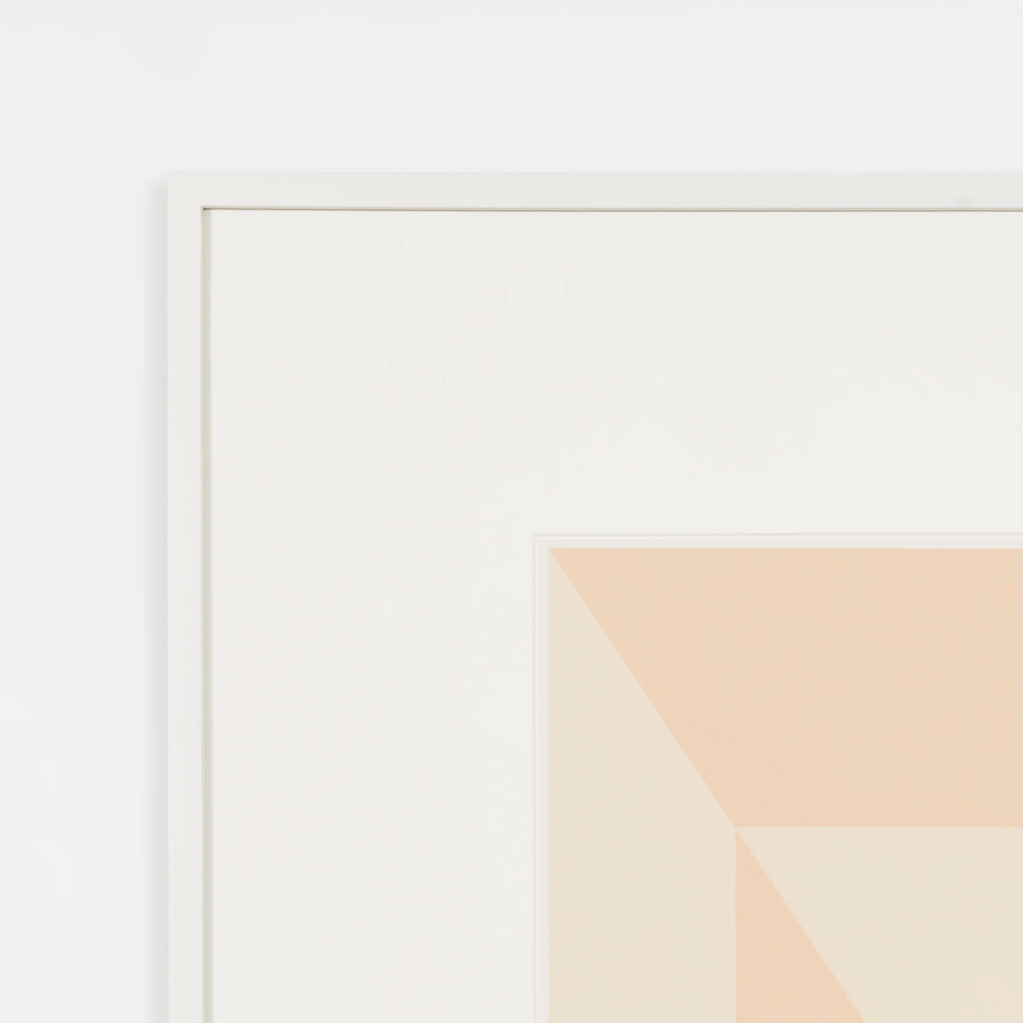 JOSEF ALBERS "MITERED SQUARES - APRICOT" SCREENPRINT, 1976 - Image 14