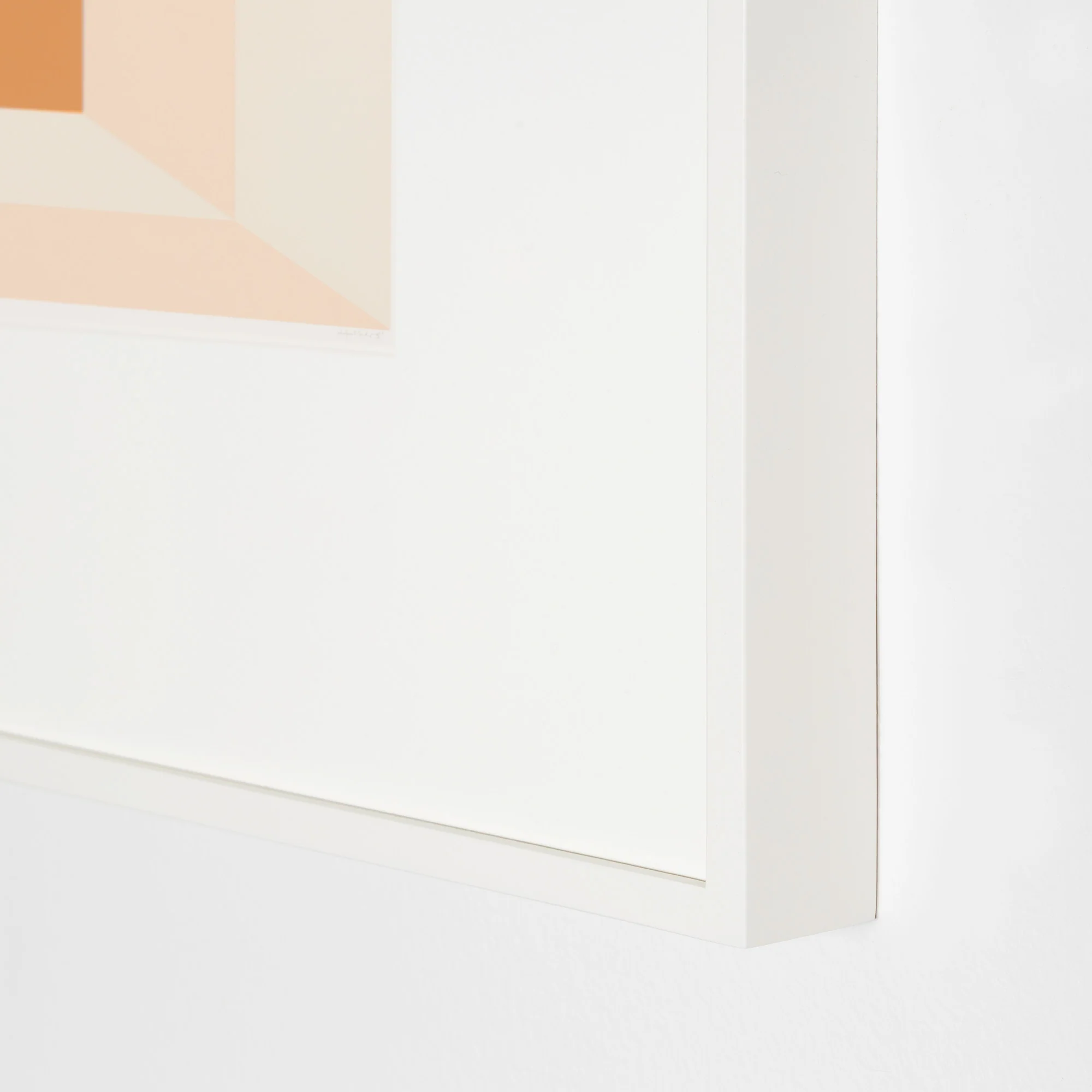 JOSEF ALBERS "MITERED SQUARES - APRICOT" SCREENPRINT, 1976 - Image 15