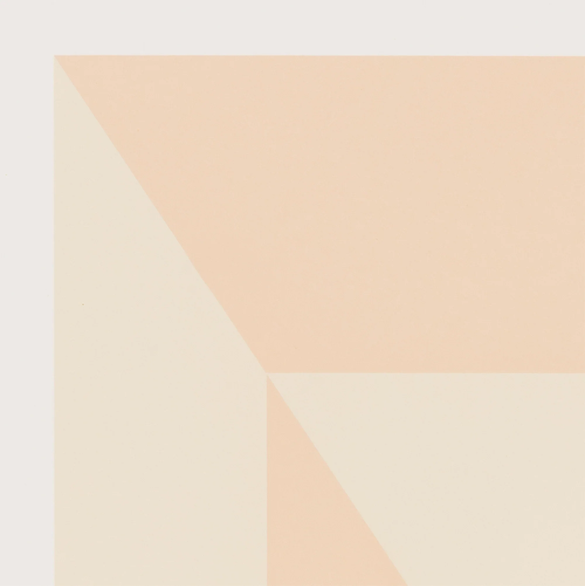 JOSEF ALBERS "MITERED SQUARES - APRICOT" SCREENPRINT, 1976 - Image 8