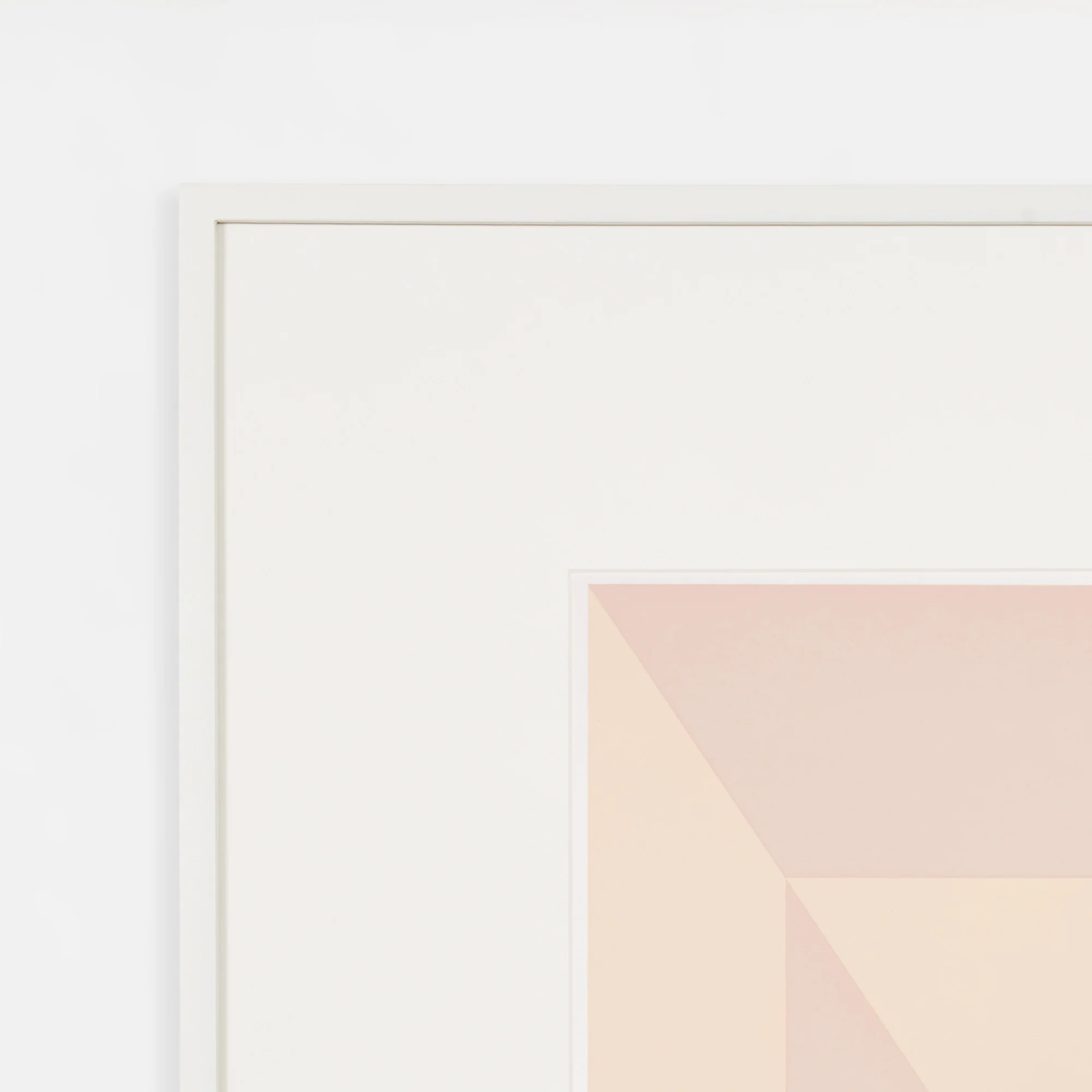 JOSEF ALBERS "MITERED SQUARES - CHERRY" SCREENPRINT, 1976 - Image 11