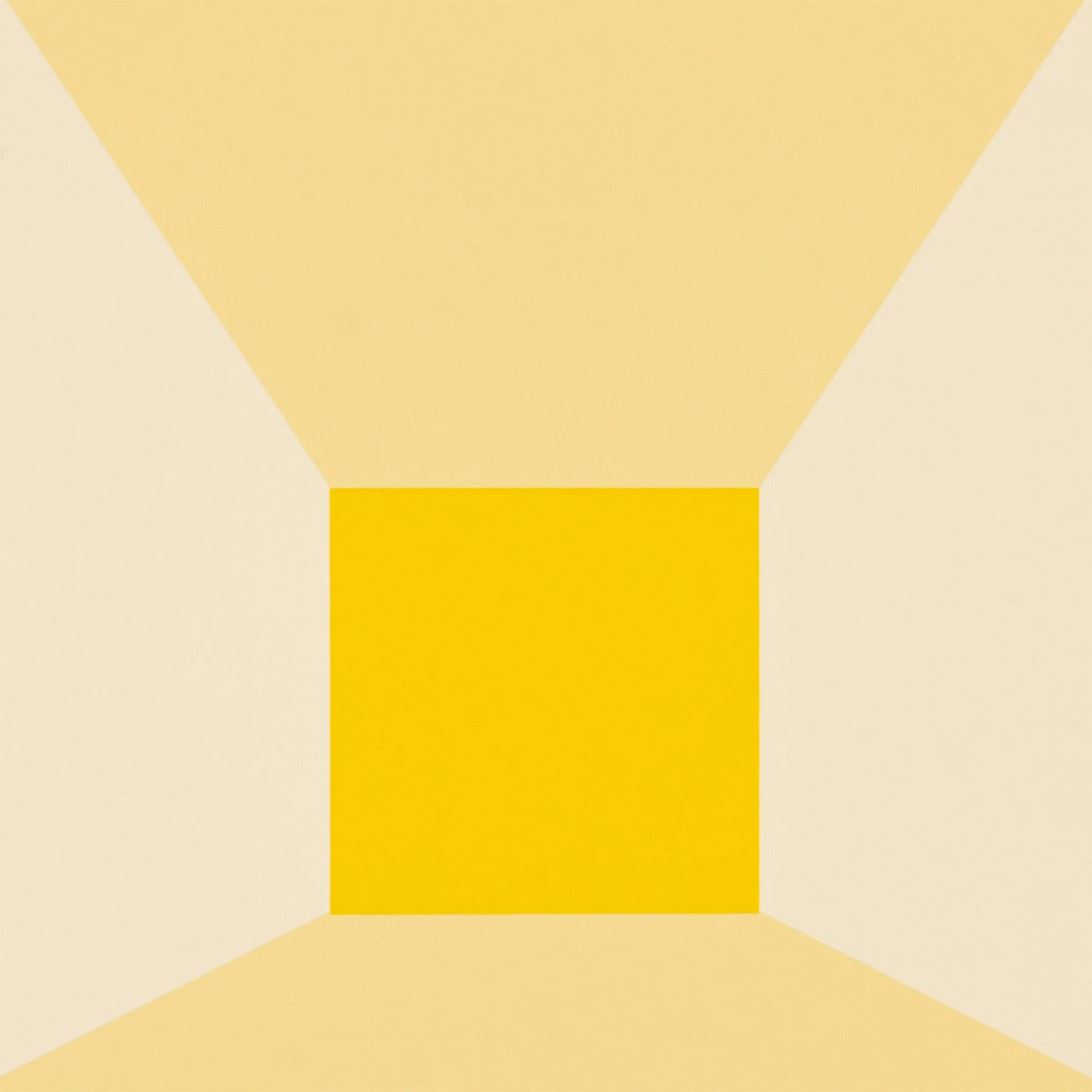 JOSEF ALBERS "MITERED SQUARES - CITRINE" SCREENPRINT, 1976 - Image 8