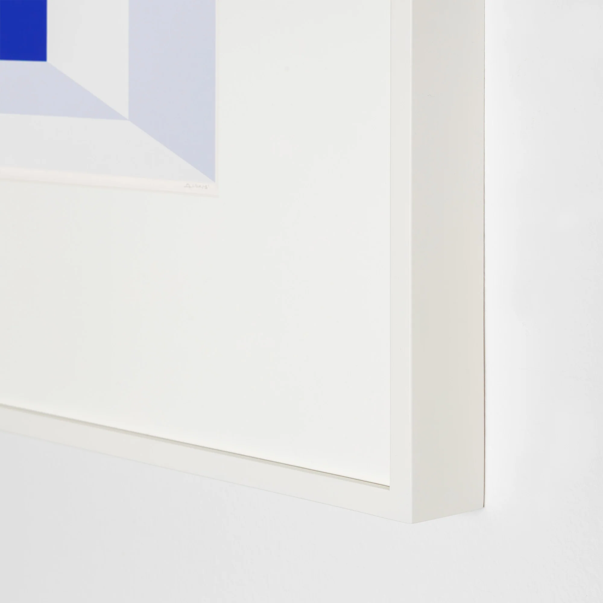 JOSEF ALBERS "MITERED SQUARES - COBALT" SCREENPRINT, 1976 - Image 12