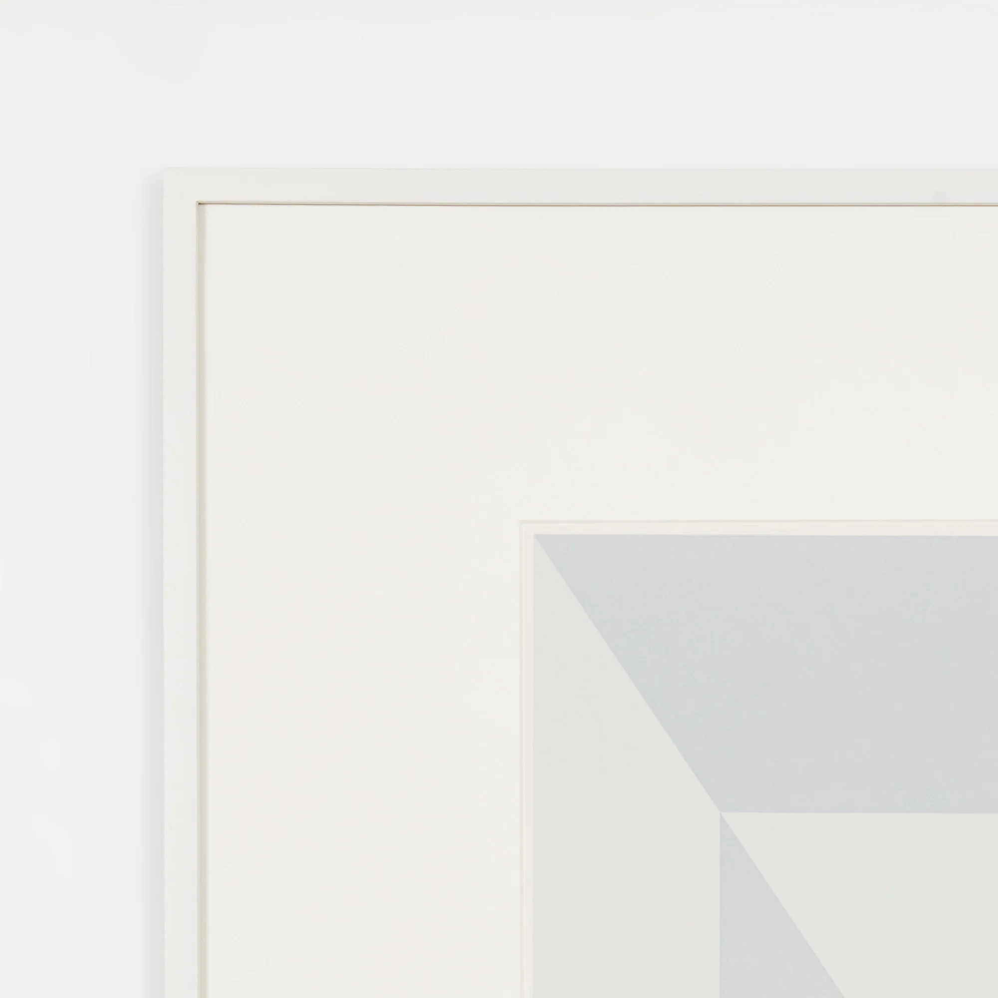 JOSEF ALBERS "MITERED SQUARES - FOG" SCREENPRINT, 1976 - Image 10