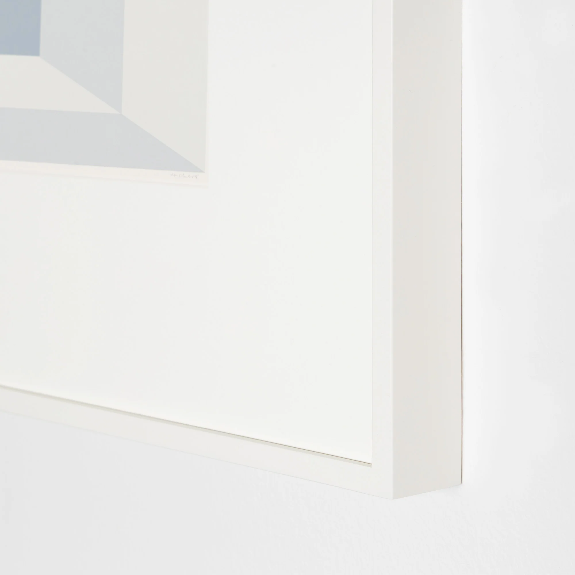JOSEF ALBERS "MITERED SQUARES - FOG" SCREENPRINT, 1976 - Image 11