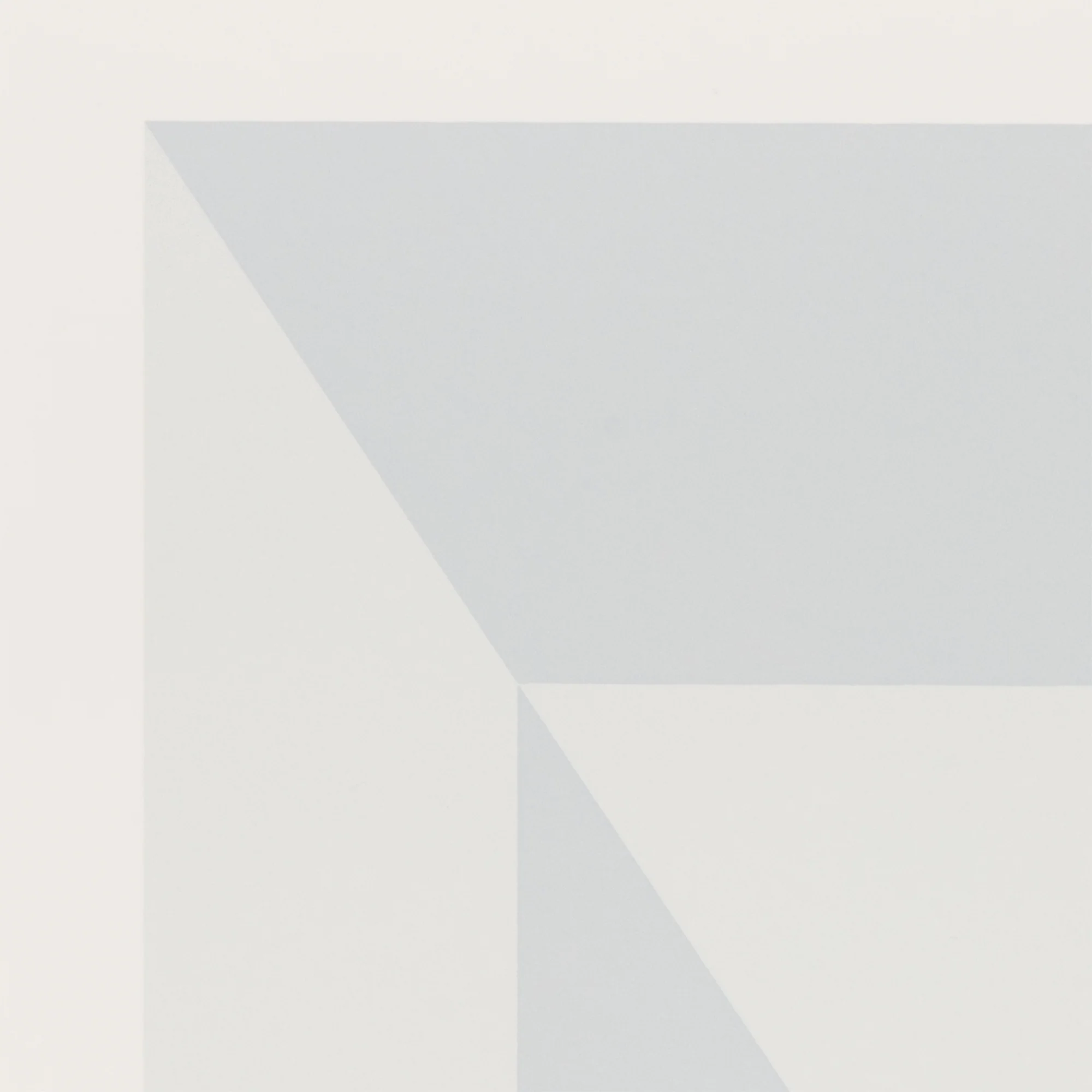 JOSEF ALBERS "MITERED SQUARES - FOG" SCREENPRINT, 1976 - Image 5