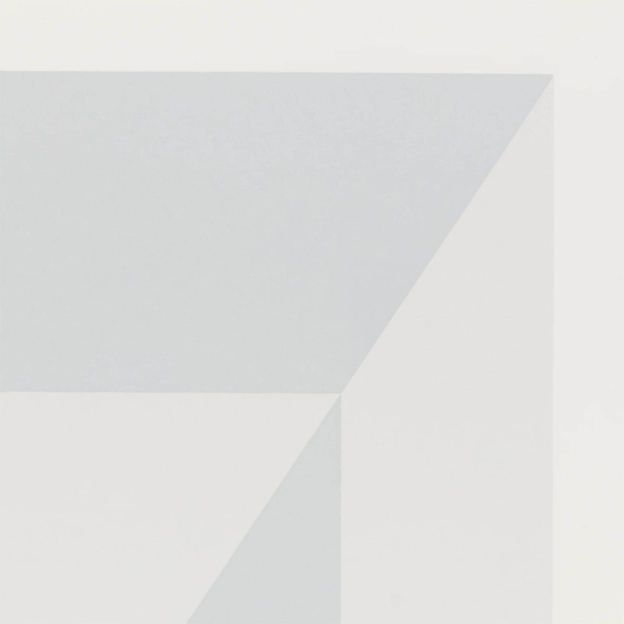 JOSEF ALBERS "MITERED SQUARES - FOG" SCREENPRINT, 1976 - Image 6