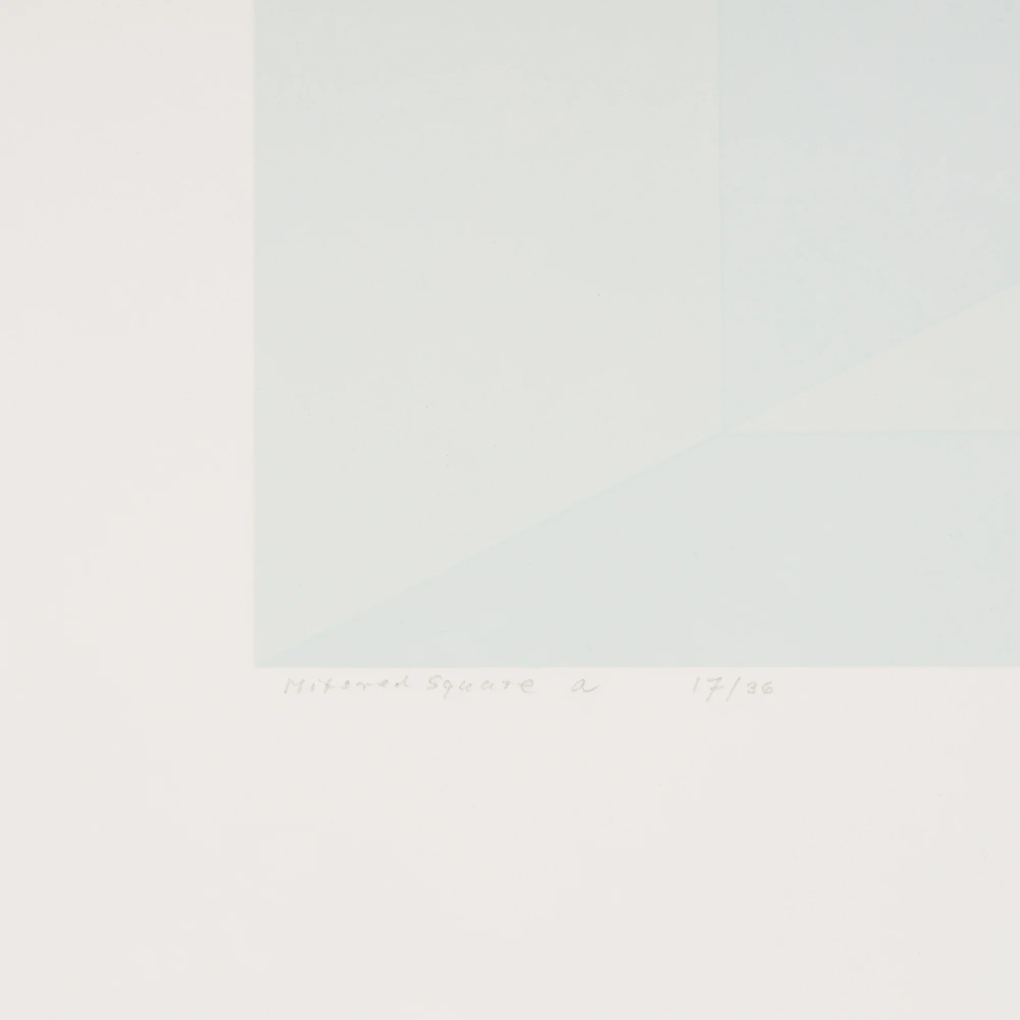 JOSEF ALBERS "MITERED SQUARES - FROST" SCREENPRINT, 1976 - Image 10