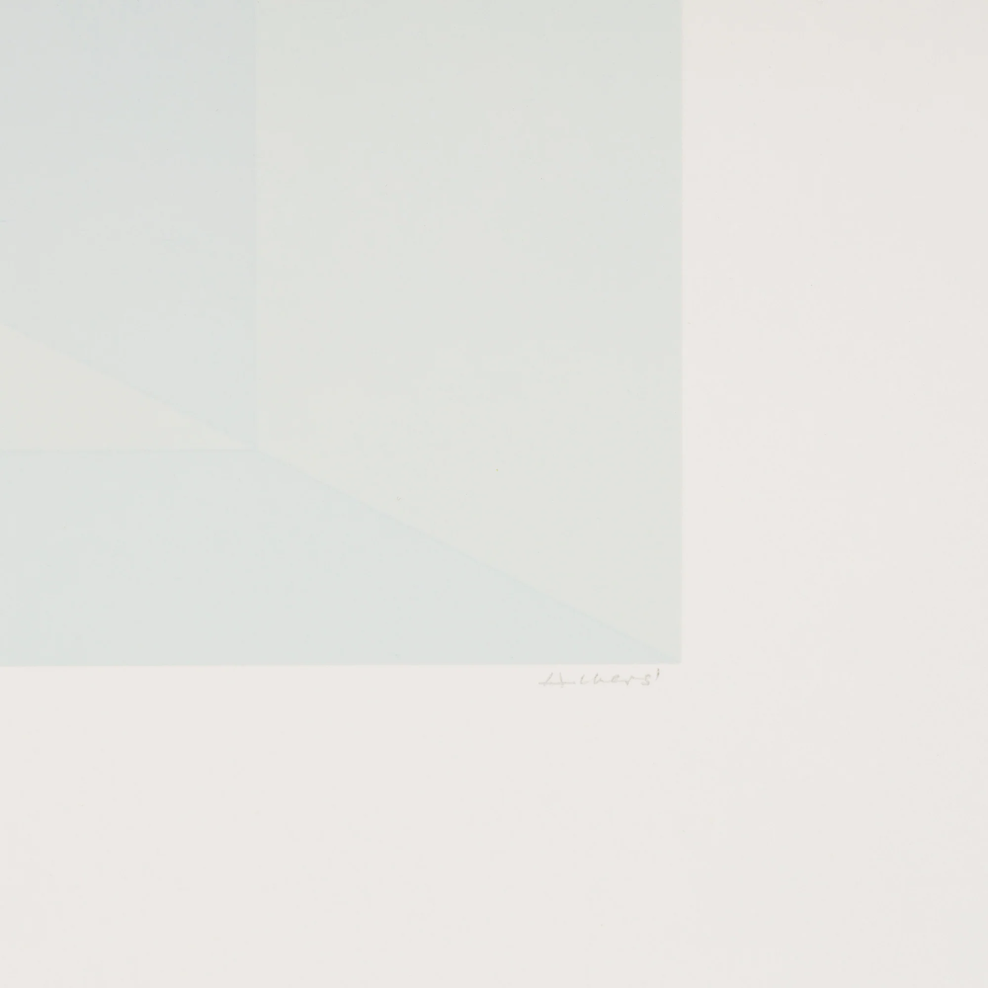 JOSEF ALBERS "MITERED SQUARES - FROST" SCREENPRINT, 1976 - Image 4