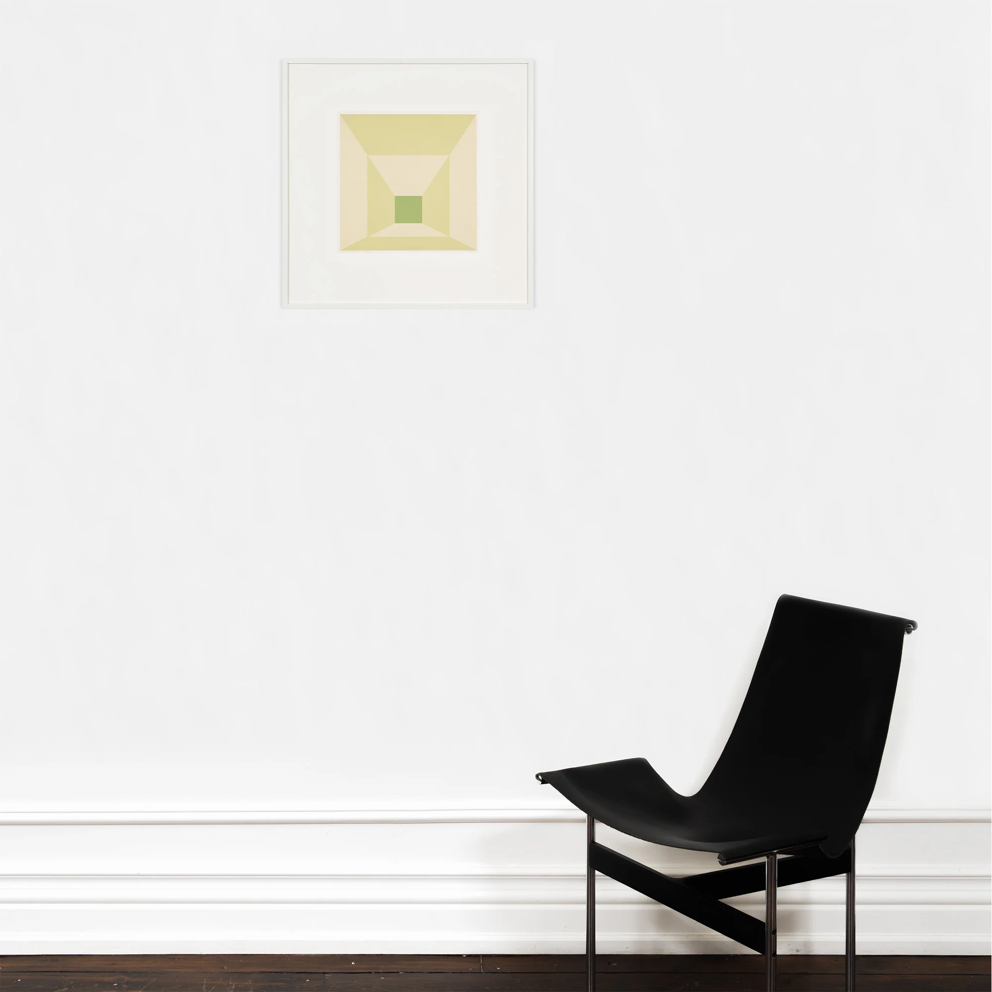 JOSEF ALBERS "MITERED SQUARES - LIME" SCREENPRINT, 1976 - Image 10
