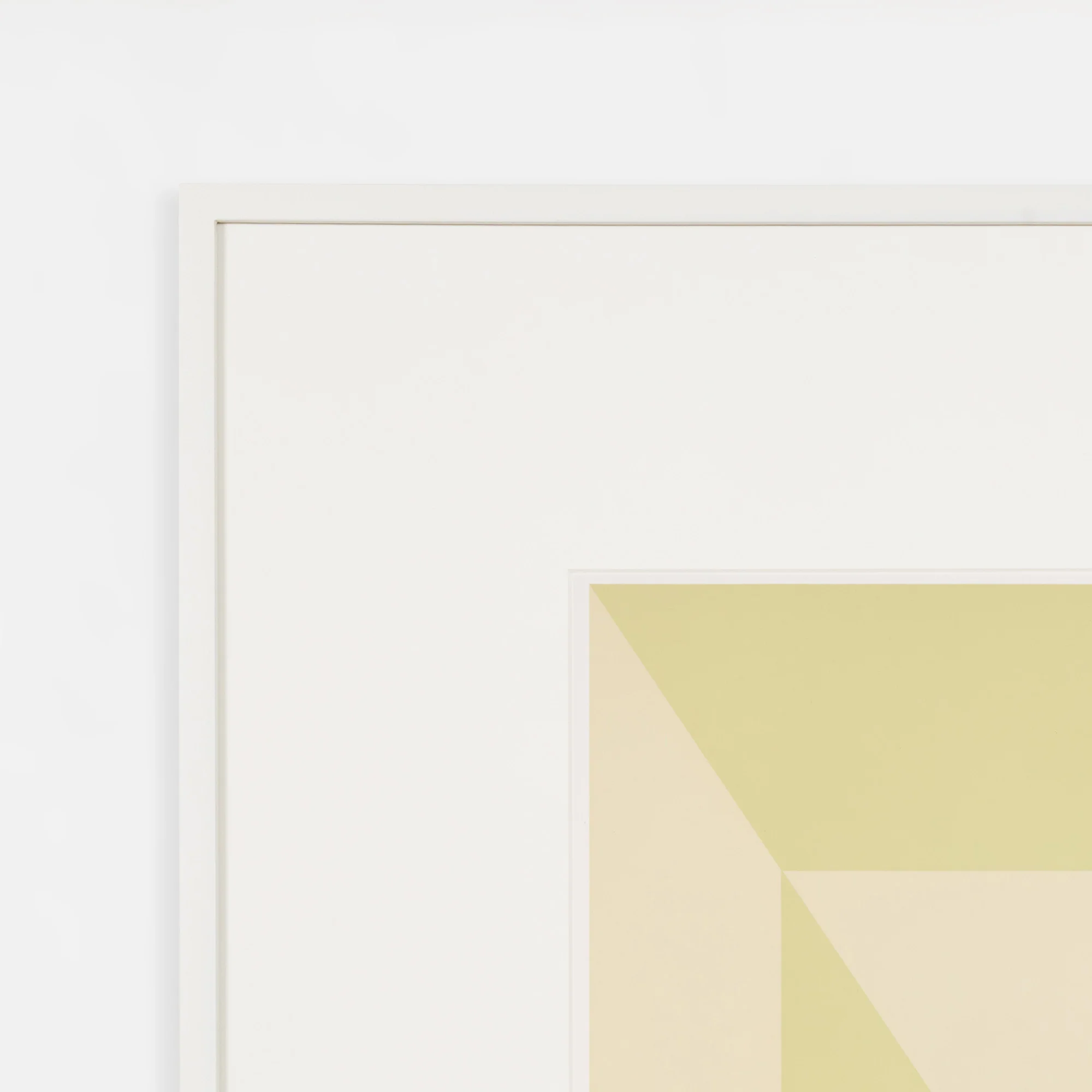 JOSEF ALBERS "MITERED SQUARES - LIME" SCREENPRINT, 1976 - Image 11